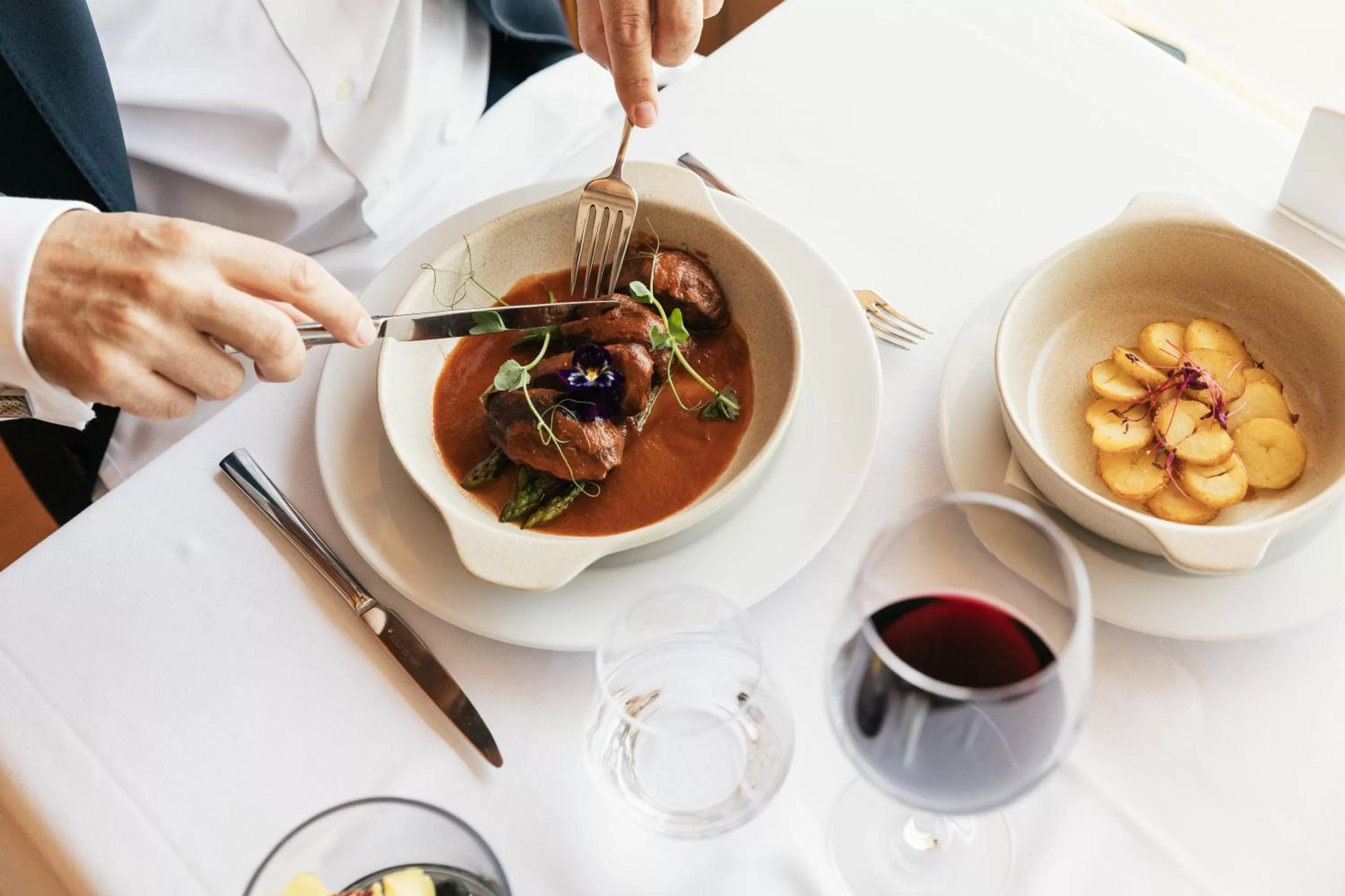 Food close-up in Hotel Roma