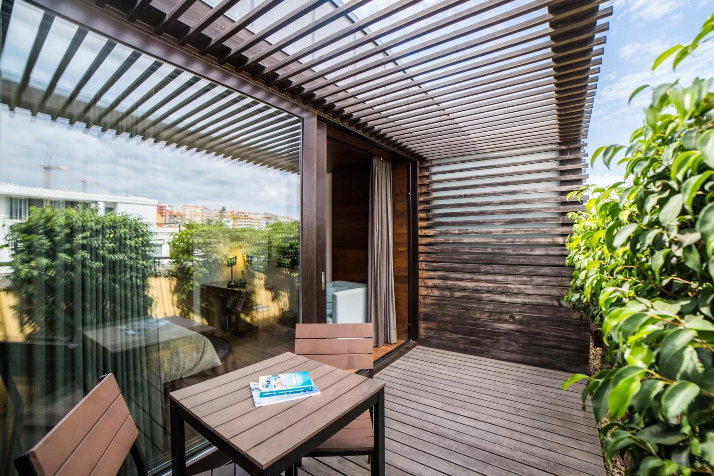 Balcony/Terrace in Hotel Britania Art Deco - Lisbon Heritage Collection - Avenida