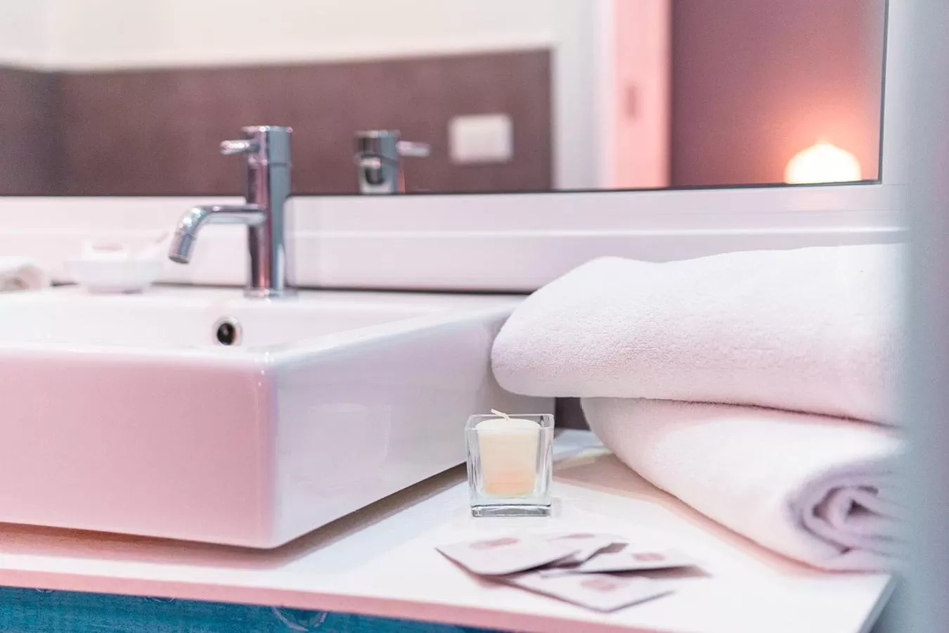 Bathroom in B&B L'Orlando Furioso