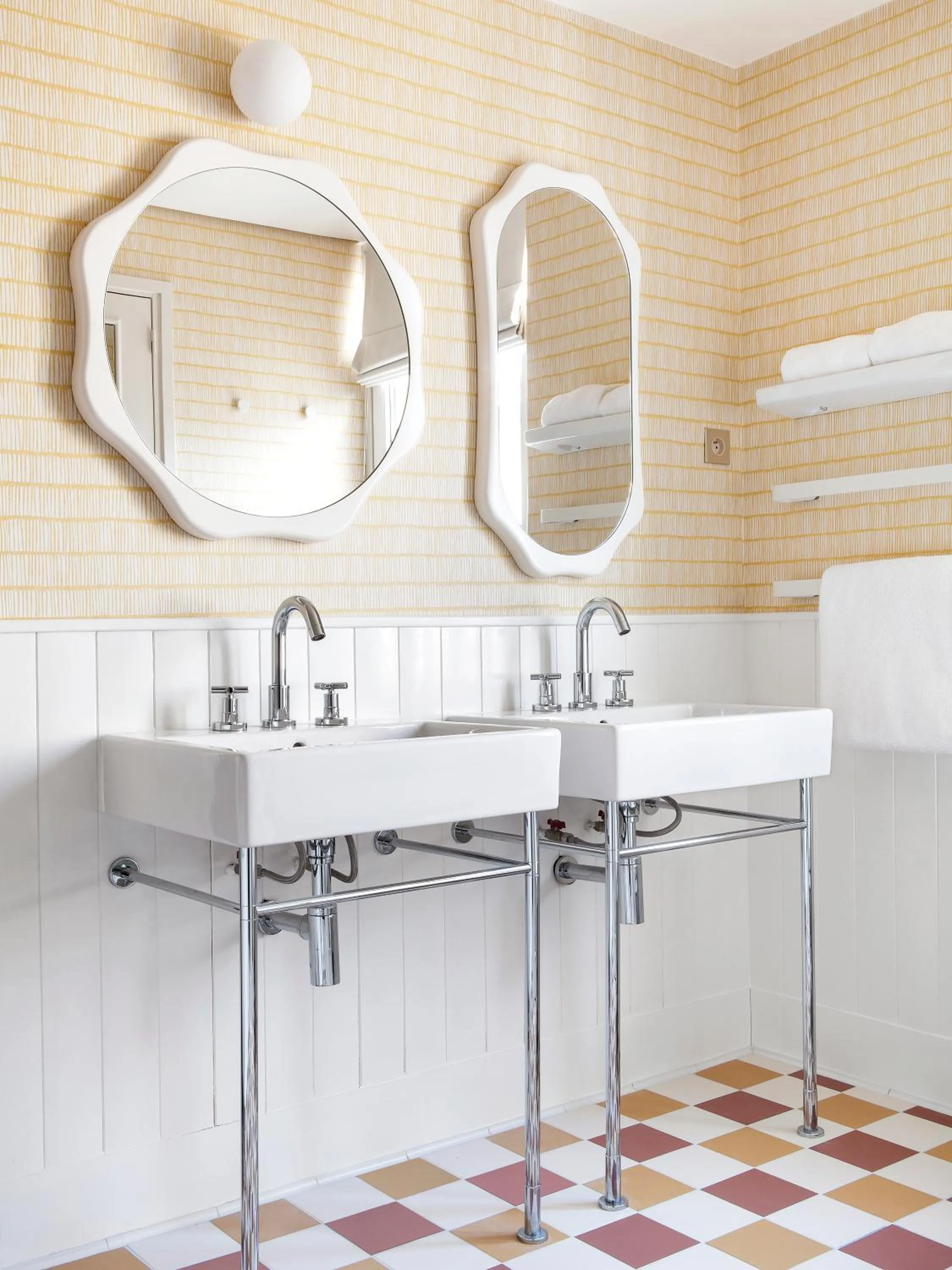 Bathroom in Hôtel Bienvenue