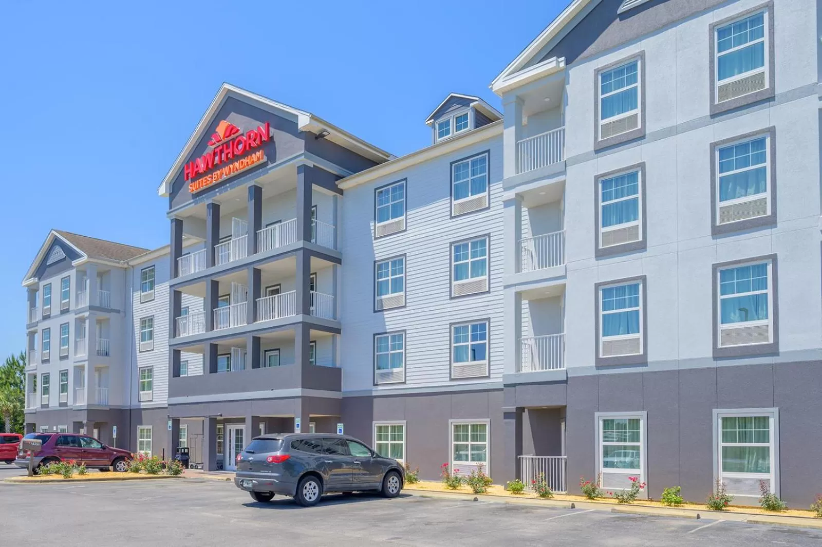 Property building in Hawthorn Extended Stay by Wyndham Panama City Beach