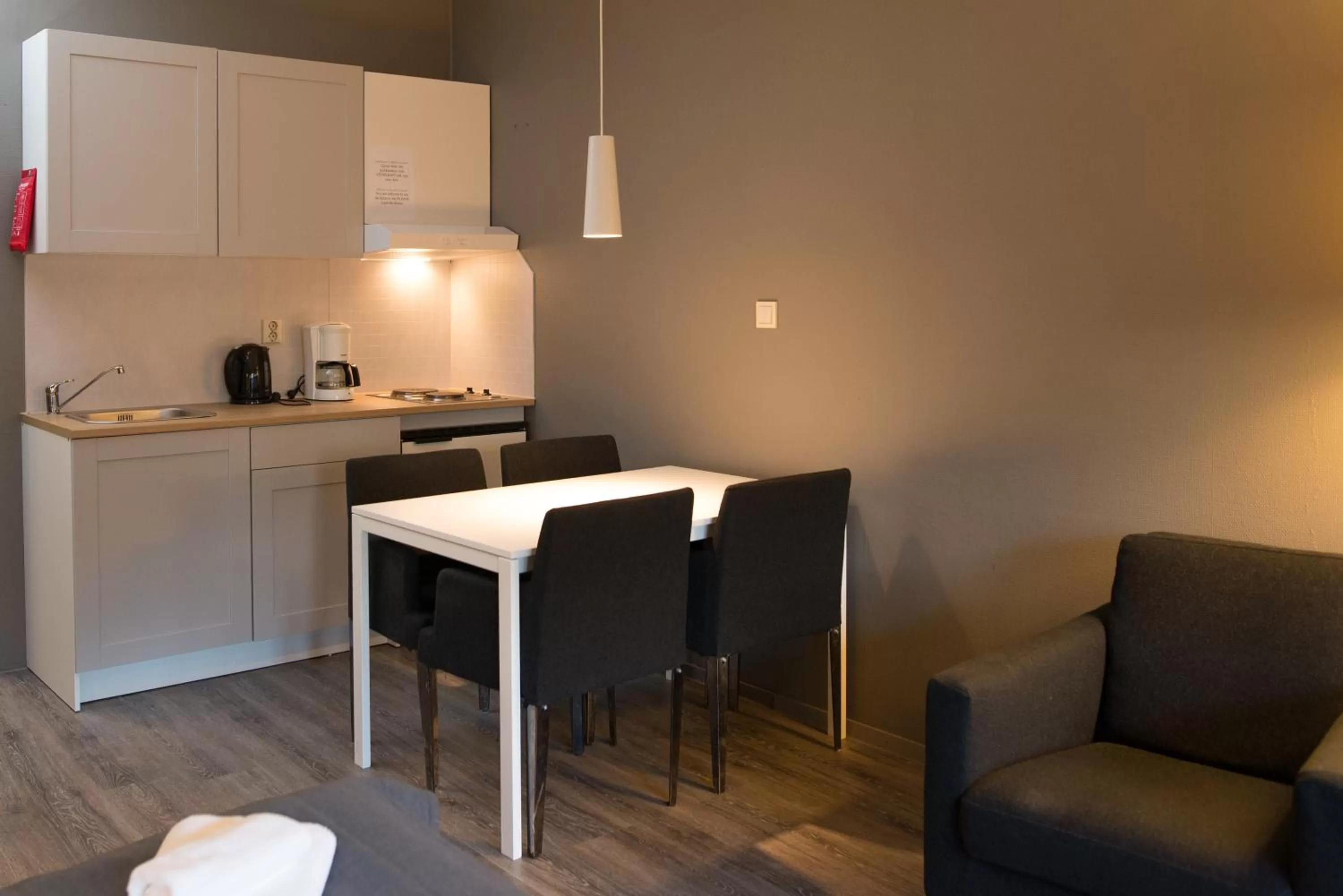 Kitchen or kitchenette in Oppdal Gjestetun Hotell