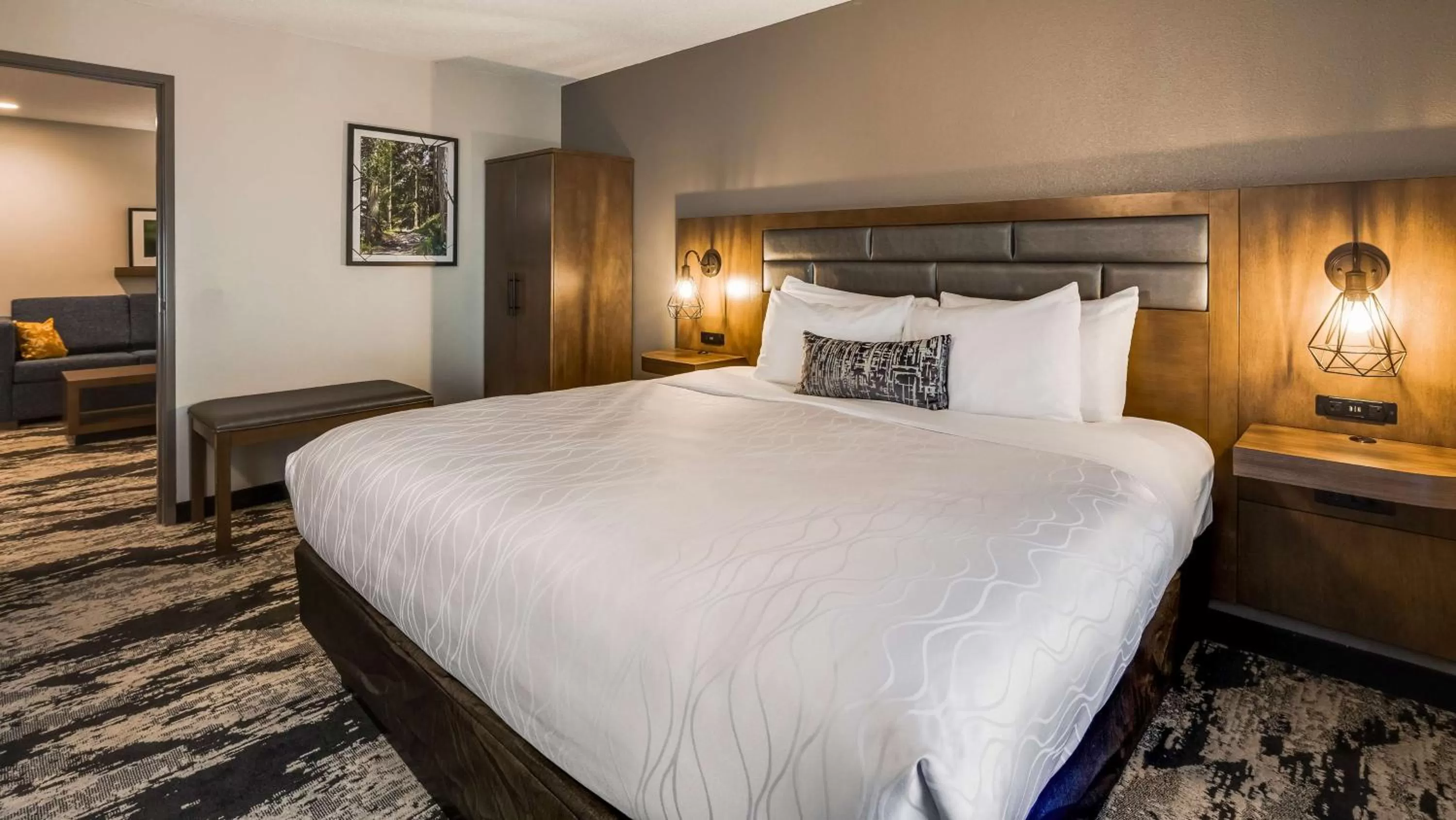One-Bedroom King Suite with Sofa Bed in Best Western Plus Bourbonnais Hotel & Suites
