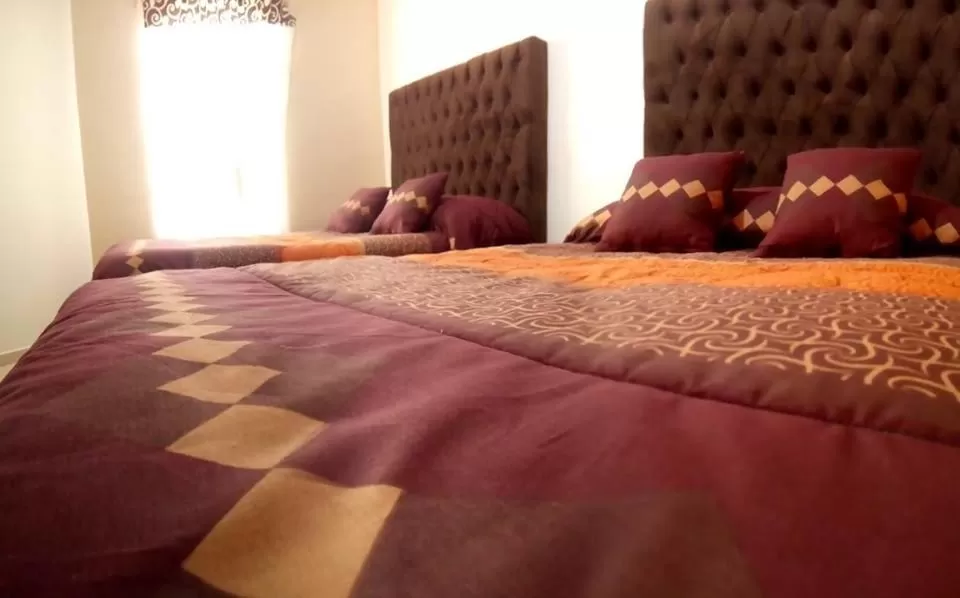 Bed in Hotel & Balneario Los Angeles