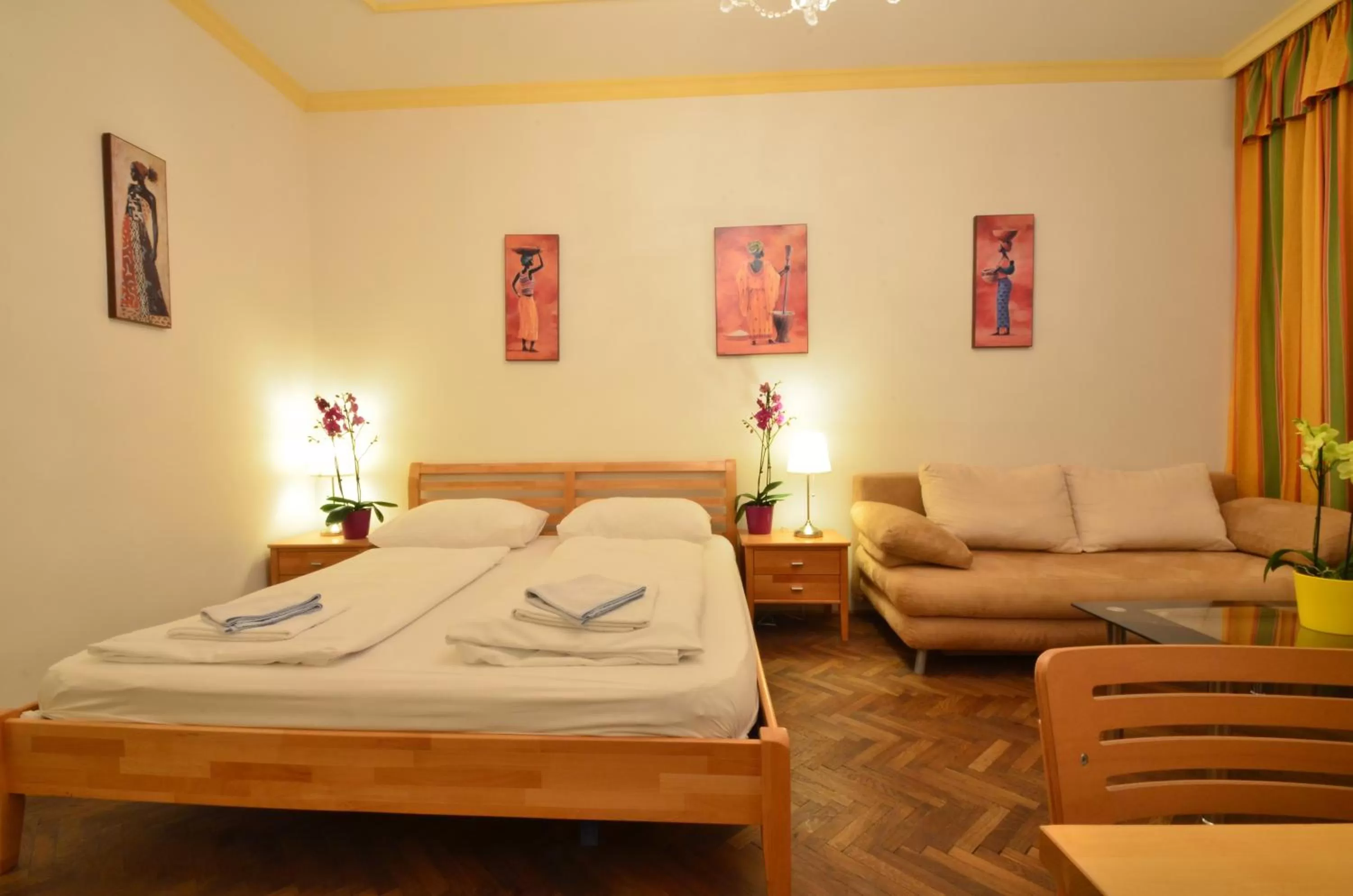 Bed in AJO Apartments - Messe City Flat - Self-Check-in