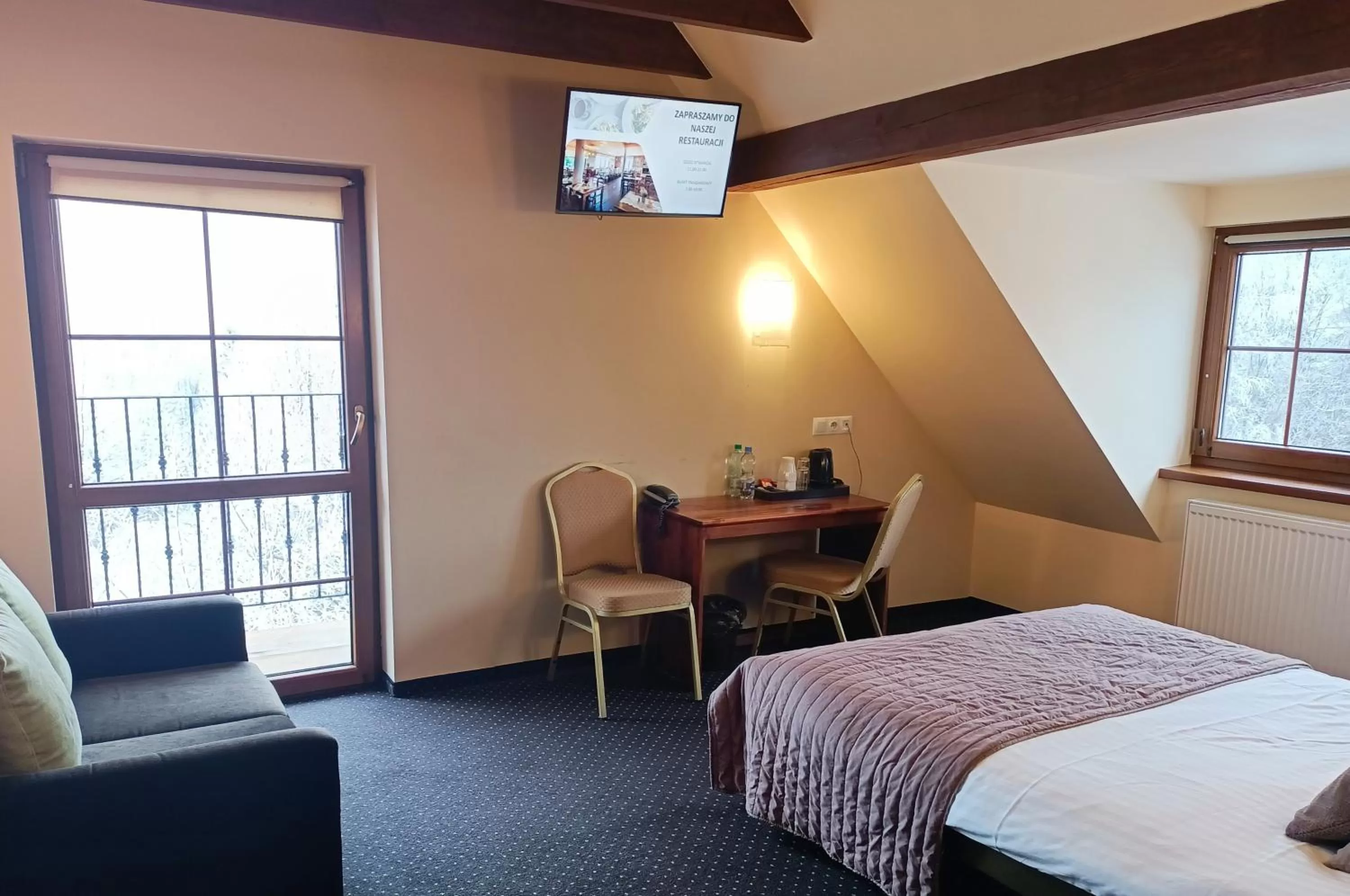 Bed in Hotel Beskidzki Raj Medical SPA