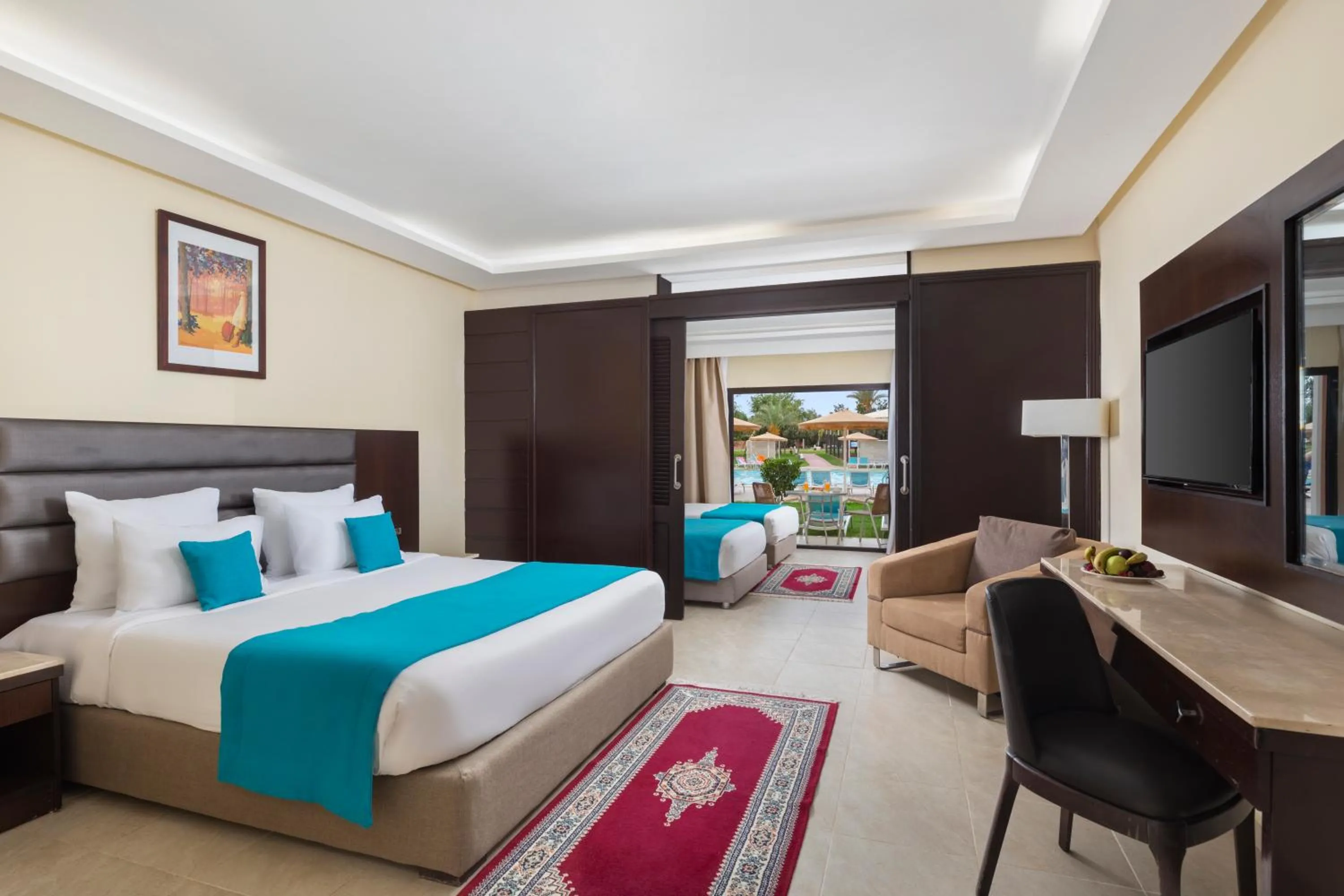 Bed in Pickalbatros Aqua Fun Club All Inclusive