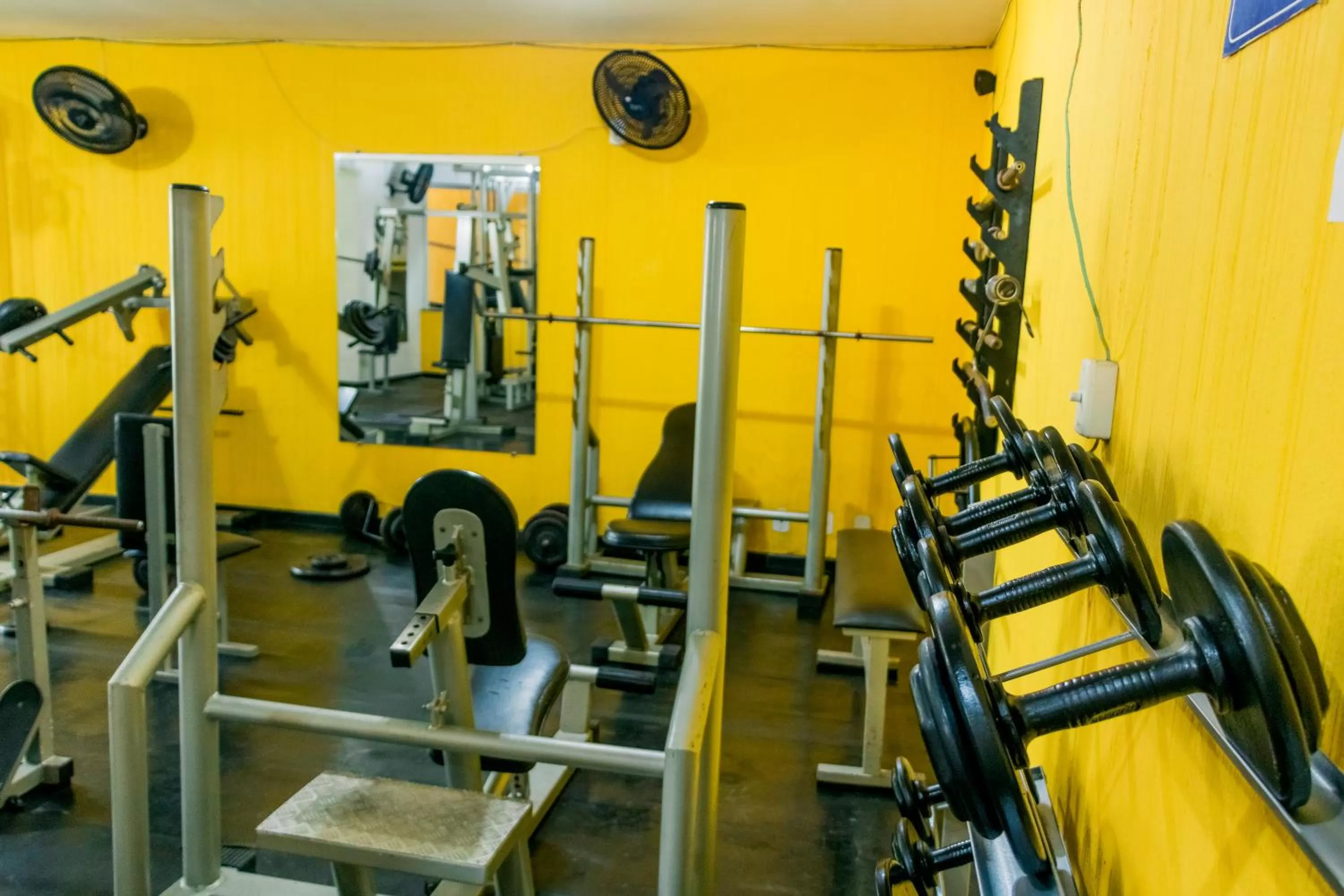 Fitness centre/facilities in Bosque do Porto Praia Hotel