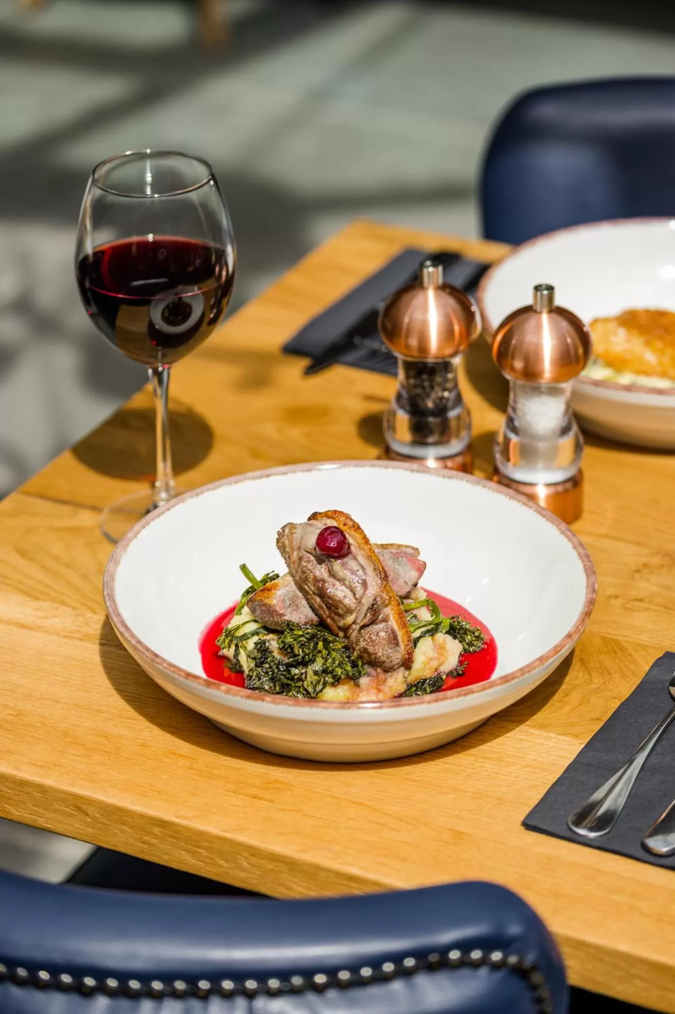 Food and drinks in Plum and Partridge Husthwaite