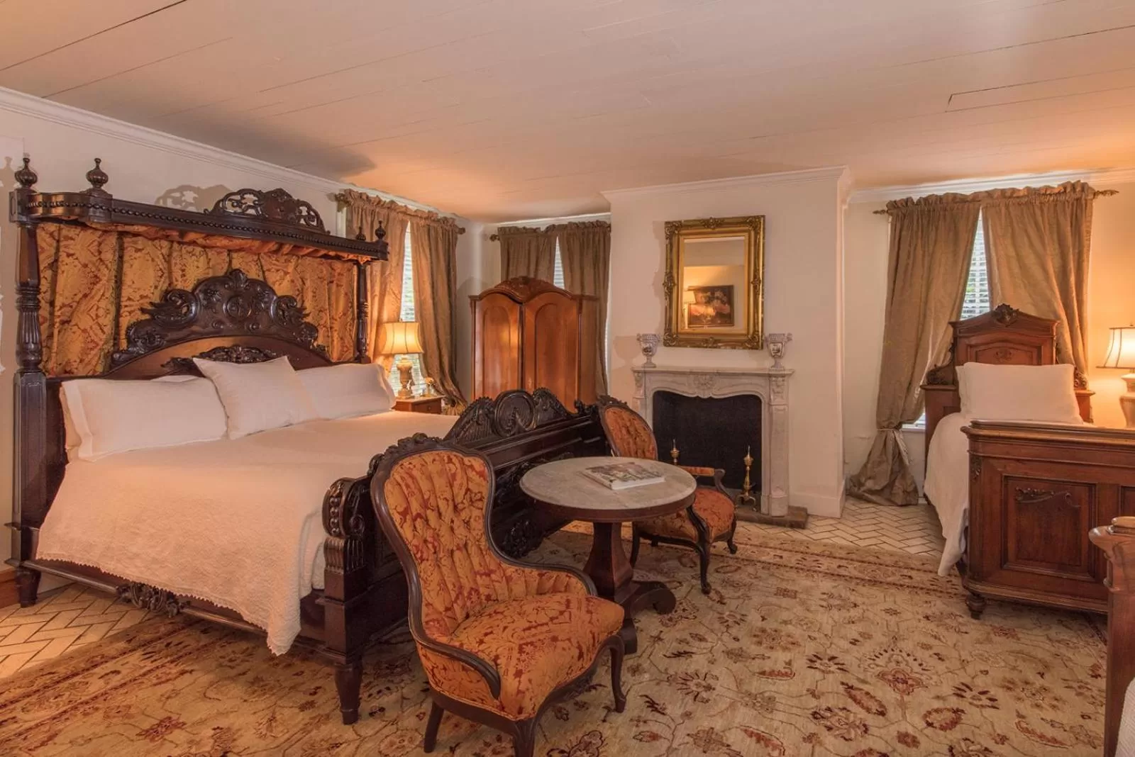 Bed in The Burn Bed and Breakfast