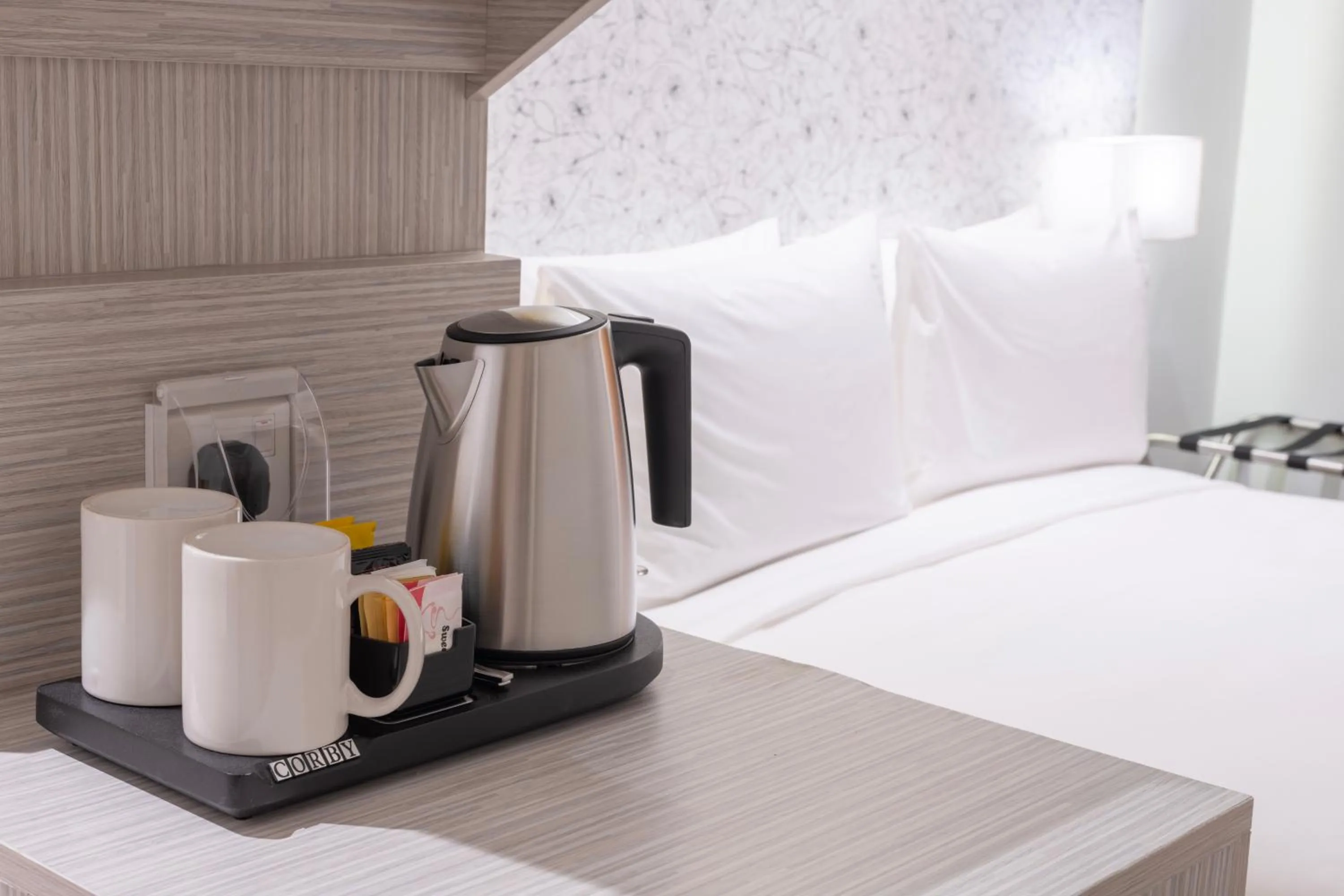 Coffee/tea facilities, Bed in Holiday Inn Express & Suites Johor Bahru by IHG