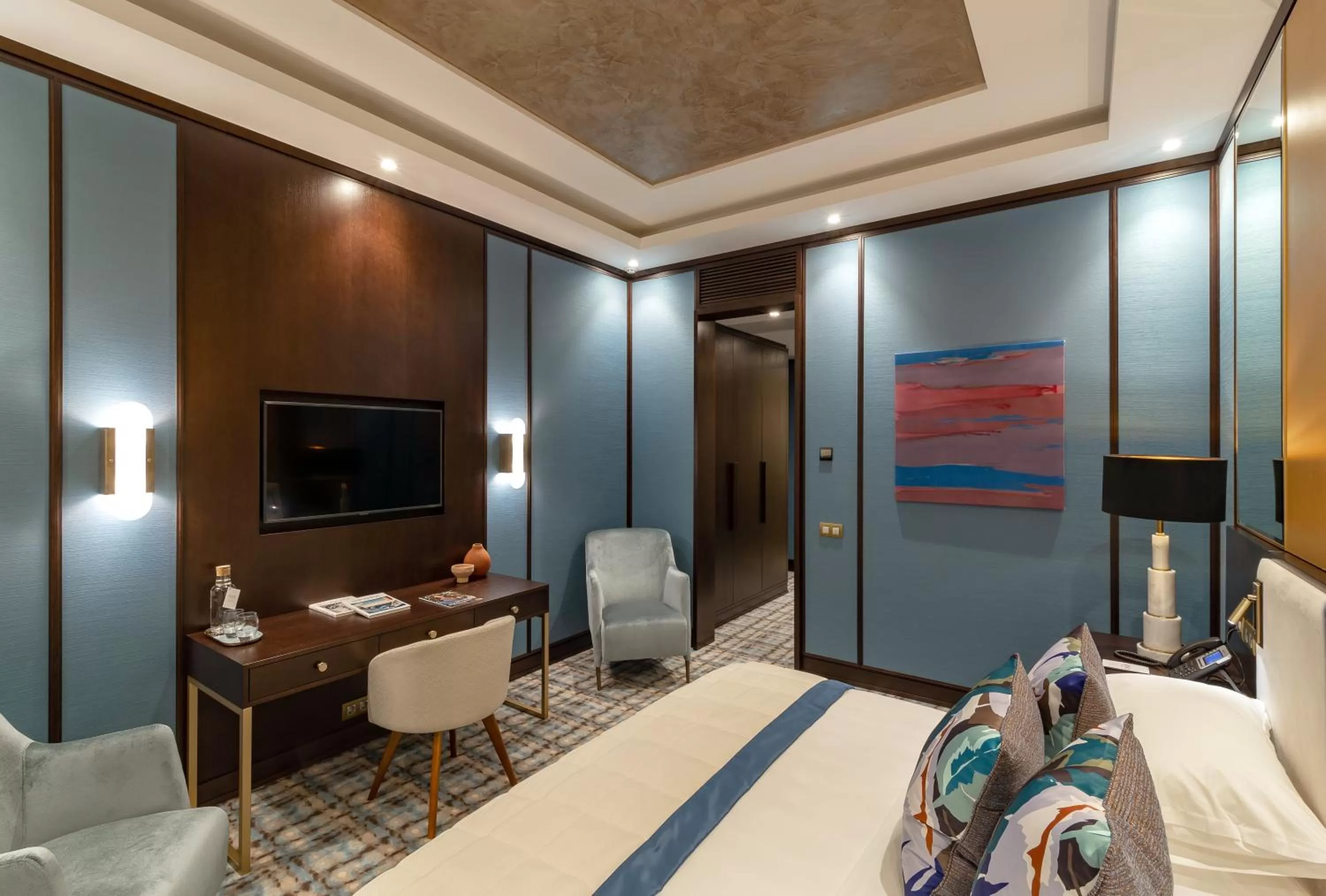 Bed in SOHO boutique hotel