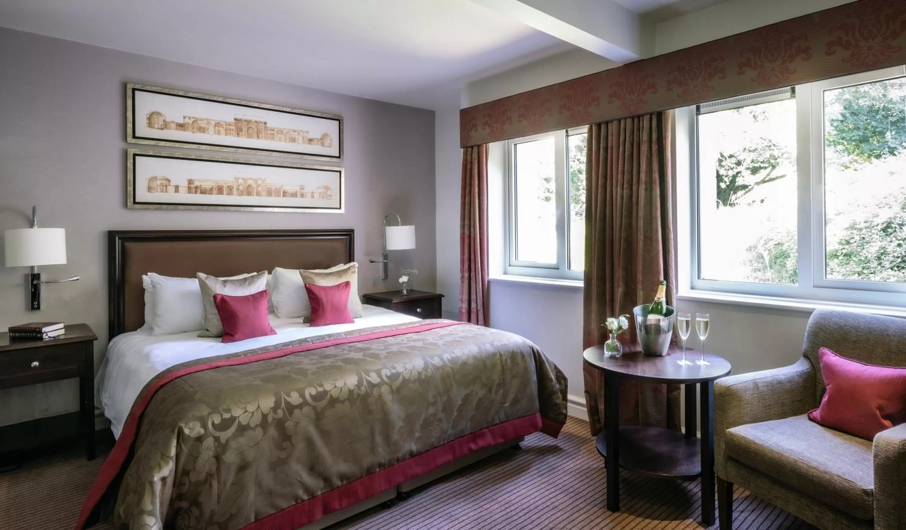 Bed in Bailbrook House Hotel, Bath