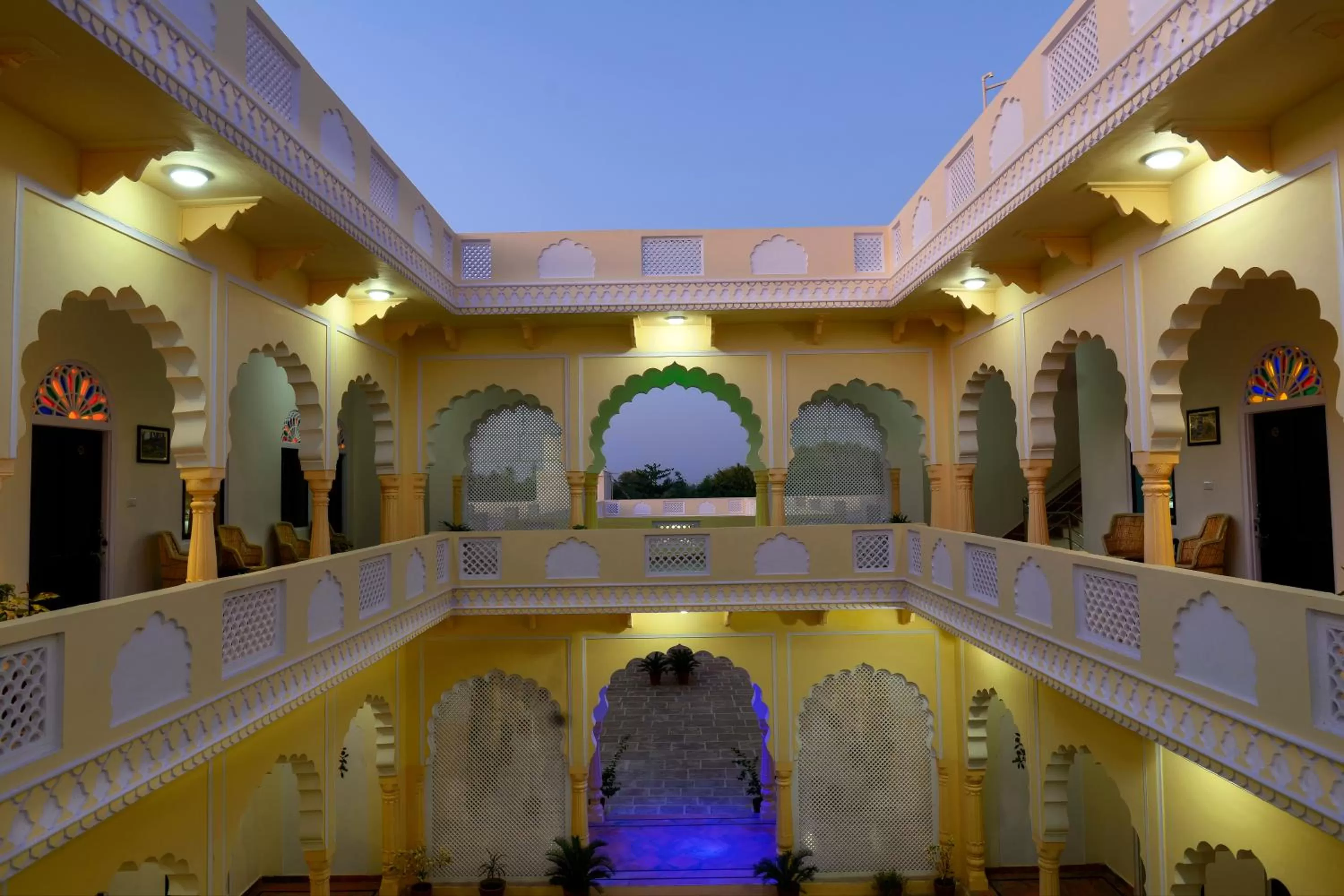 Balcony/Terrace in Ranthambhore Heritage Haveli
