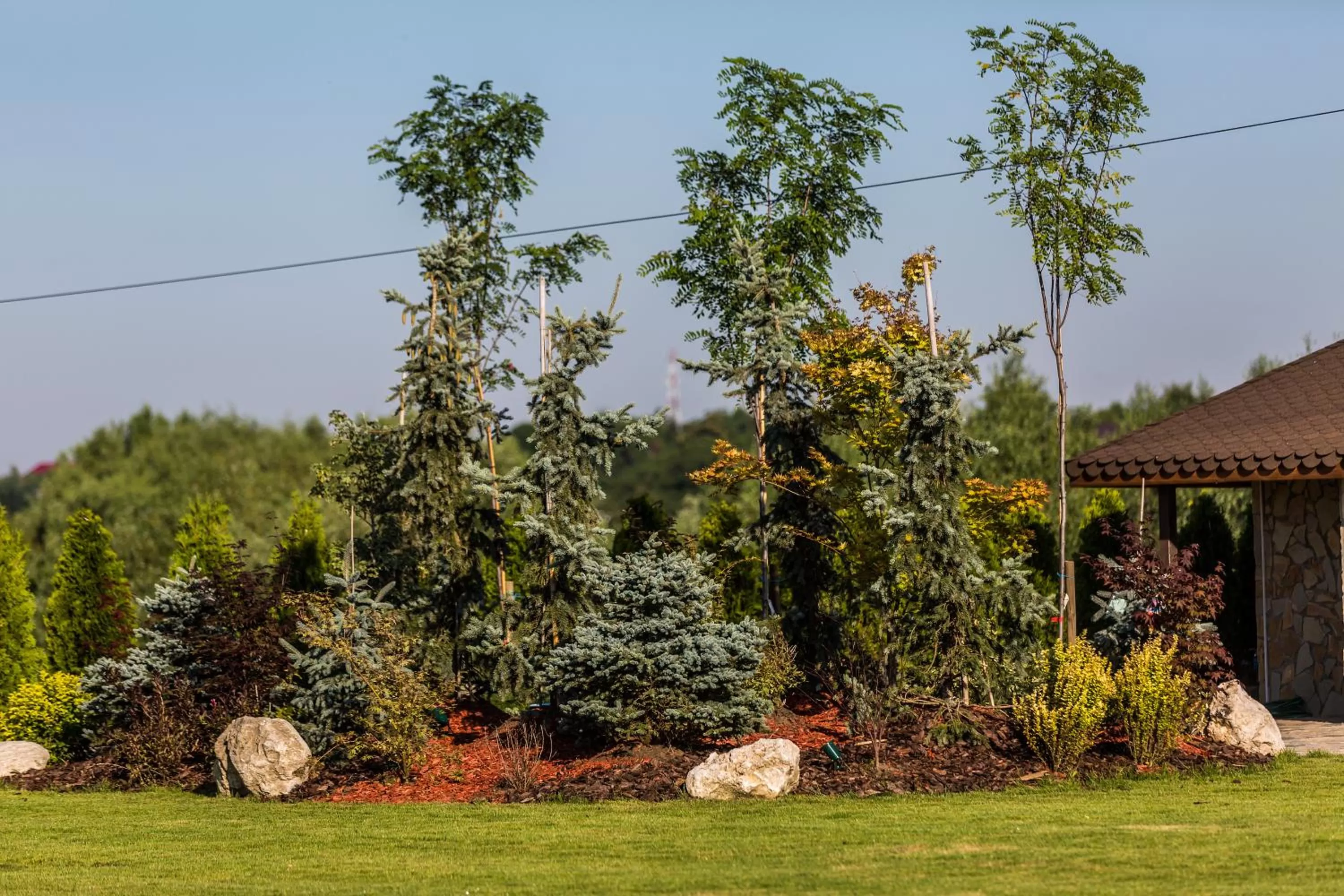 Garden in Country Spa Retreat