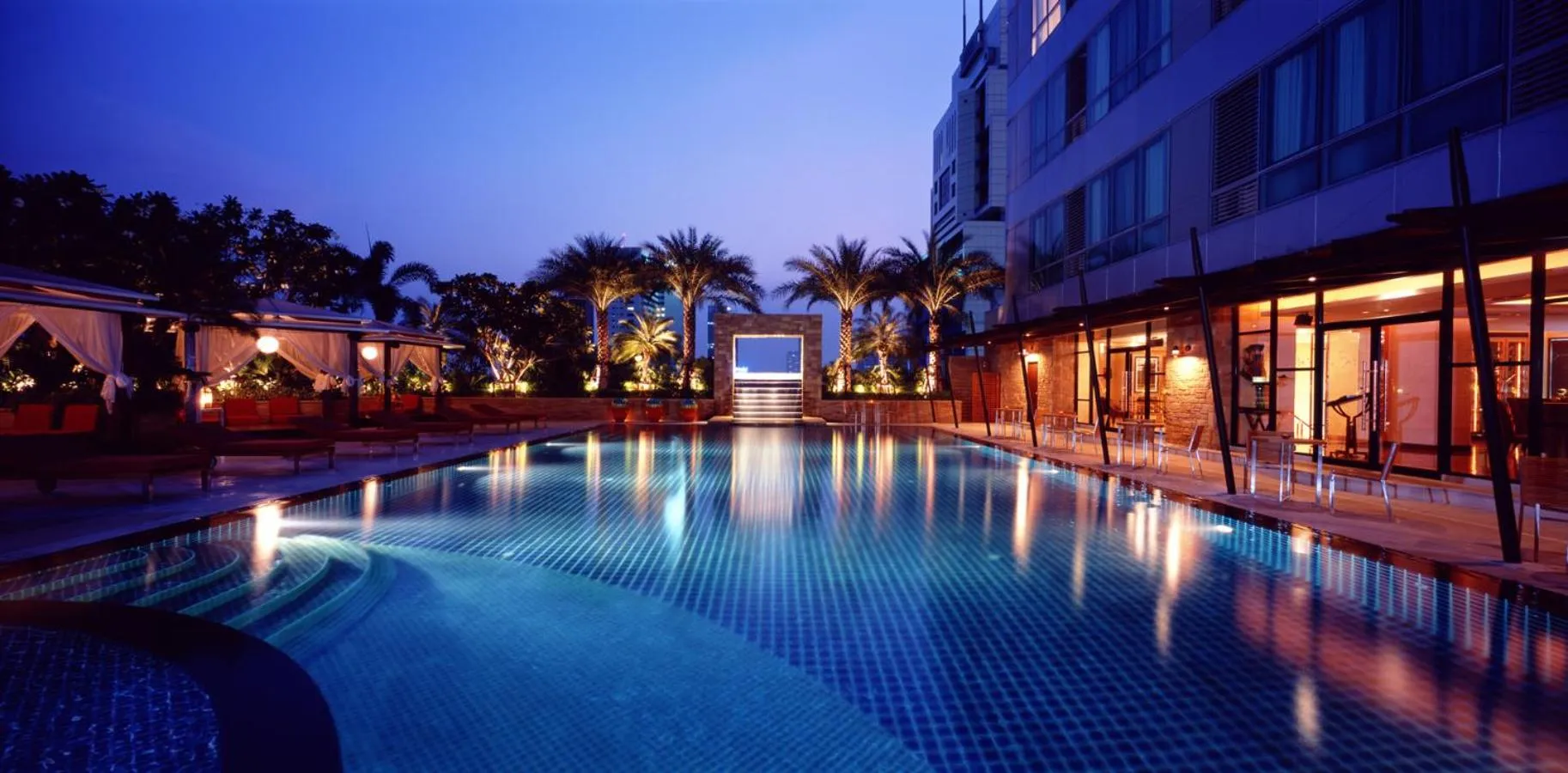 Swimming pool in Ascott Sathorn Bangkok