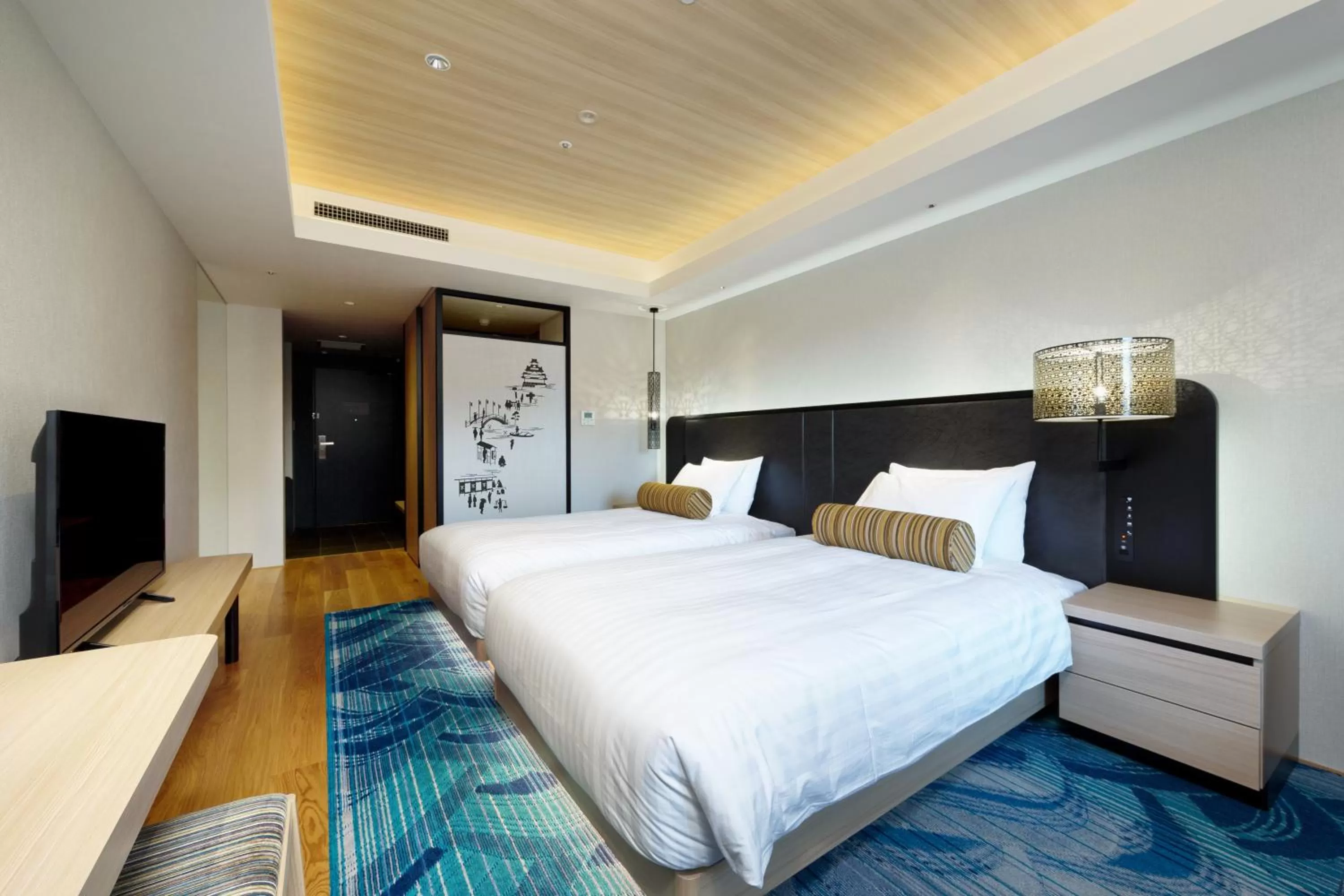 Photo of the whole room, Bed in Osaka Excel Hotel Tokyu