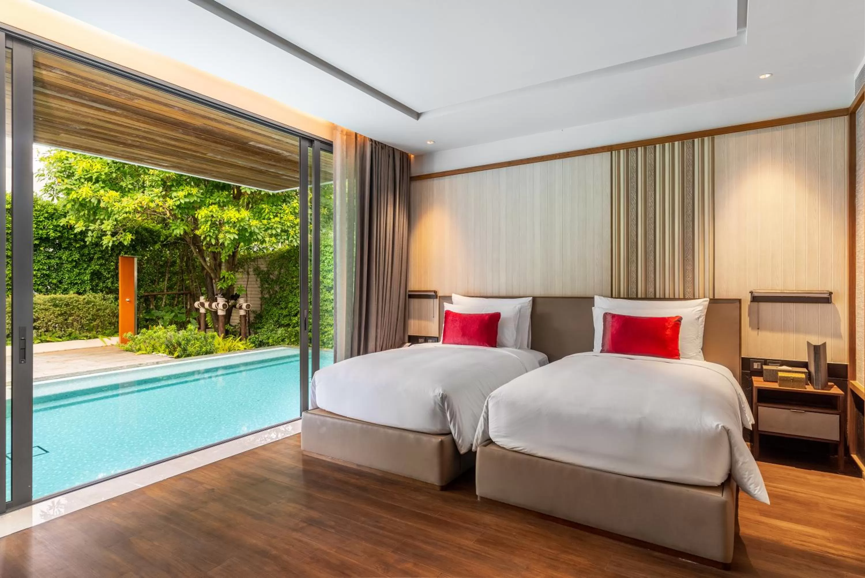 Photo of the whole room, Bed in Villa Deva Resort & Hotel Bangkok