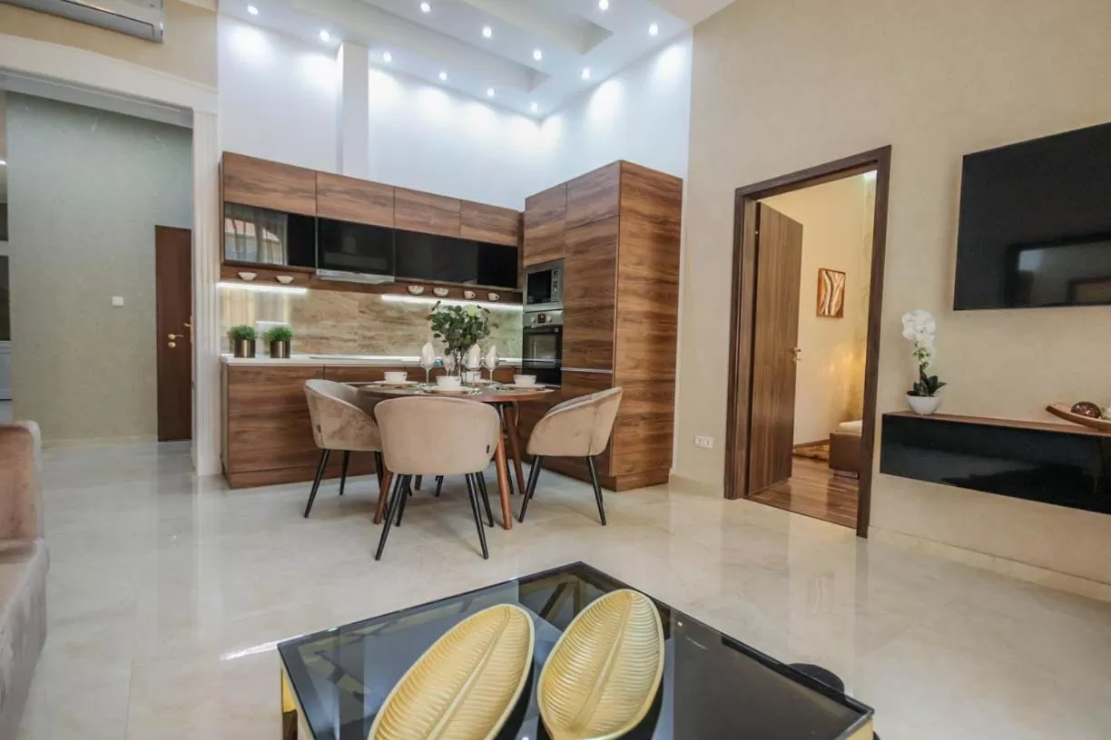 Kitchen or kitchenette in Bengt Apartment Dohány Str.