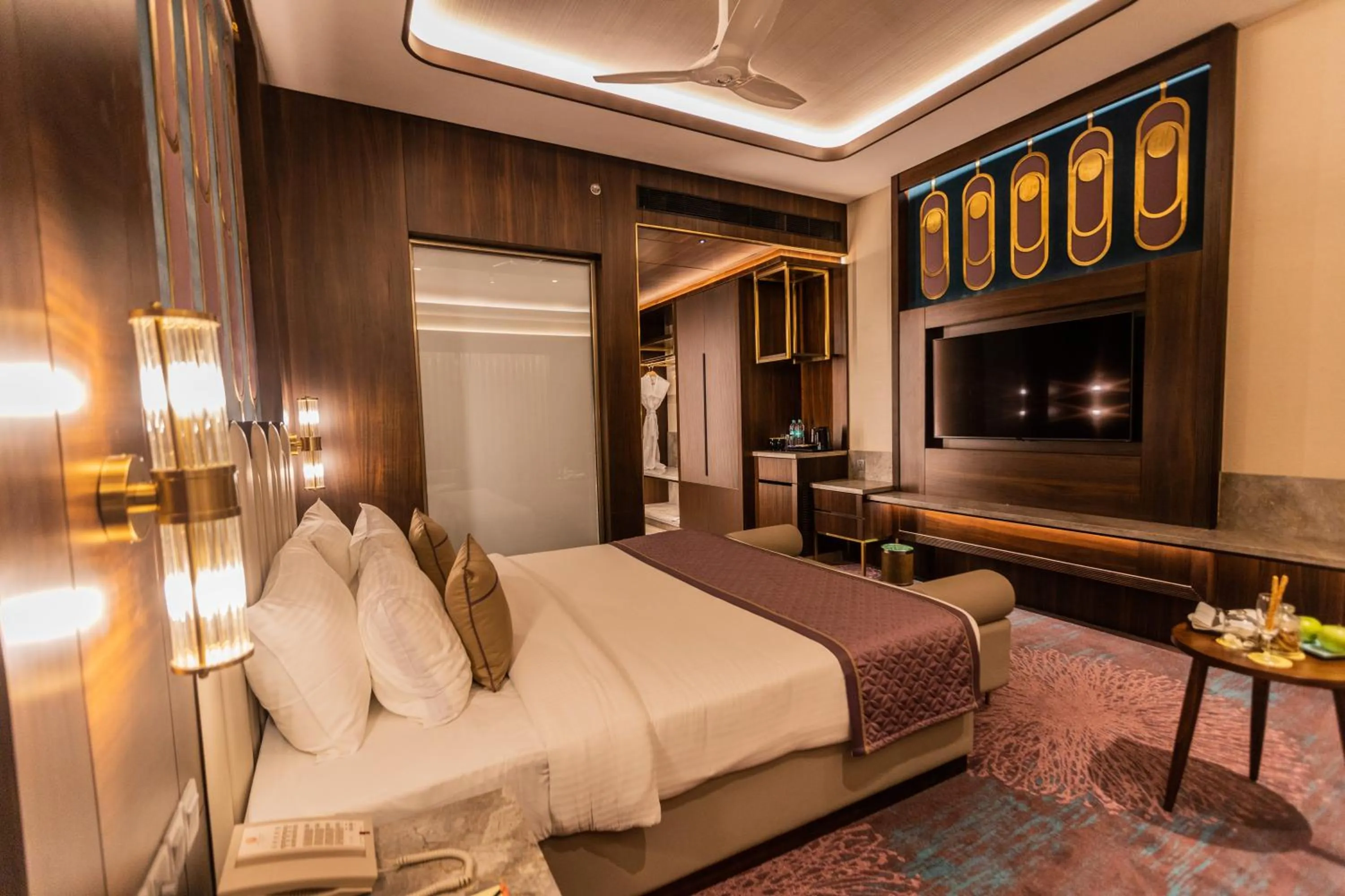 Bedroom, Bed in The Corinthians Resort