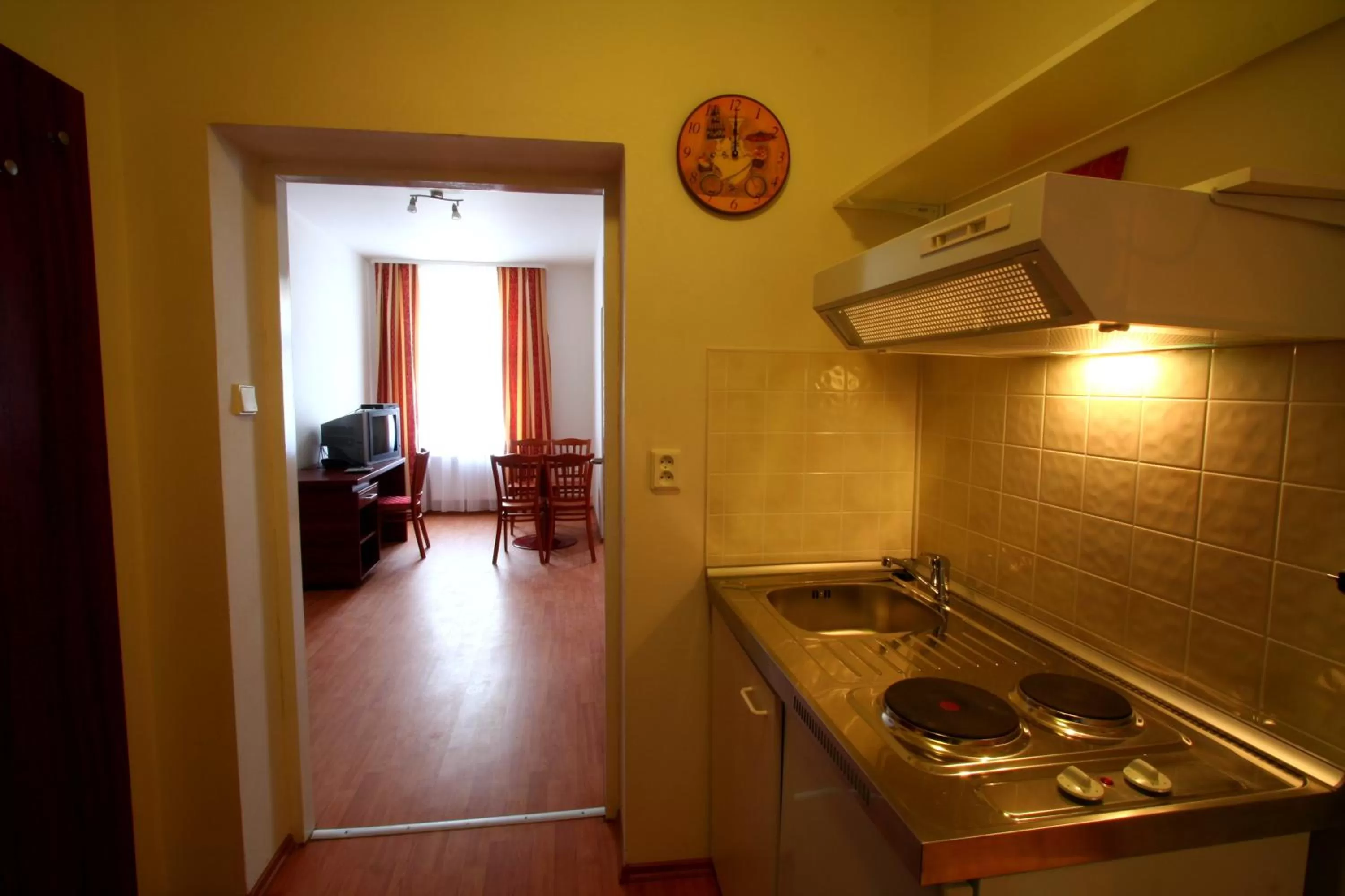 Kitchen or kitchenette in Apart Hotel Susa