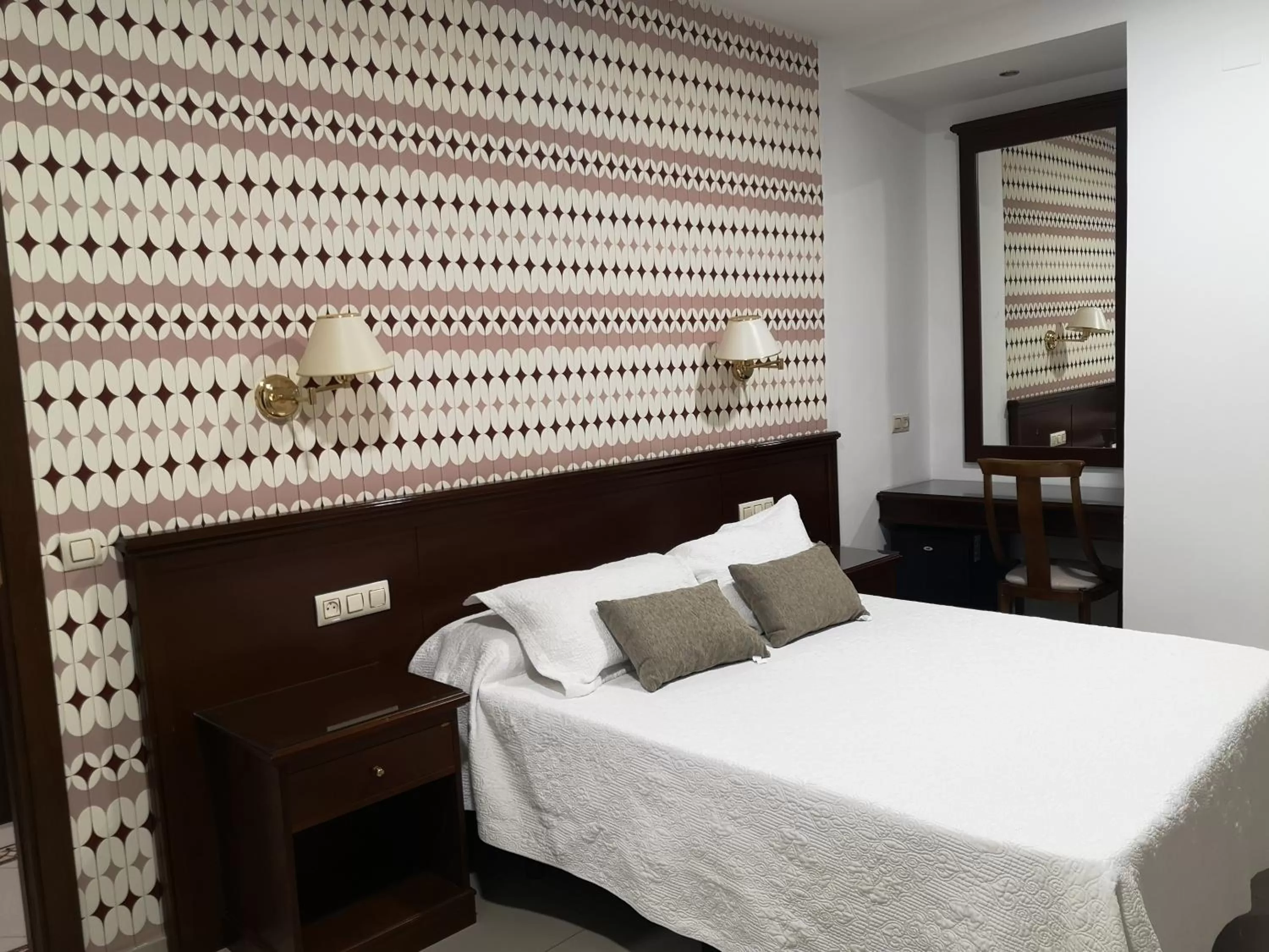 Bed in Hotel Veracruz