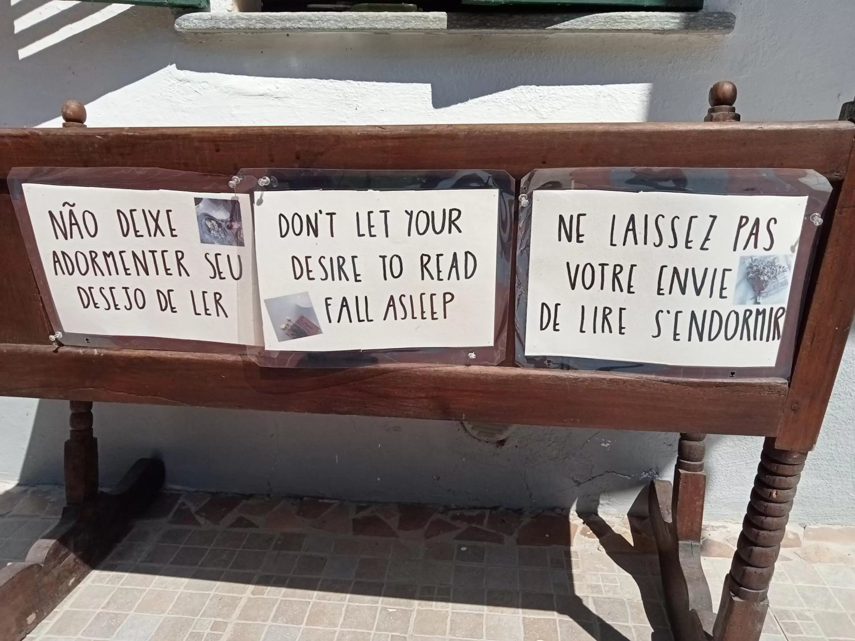 Text overlay in B&B La Semplice Nel Verde