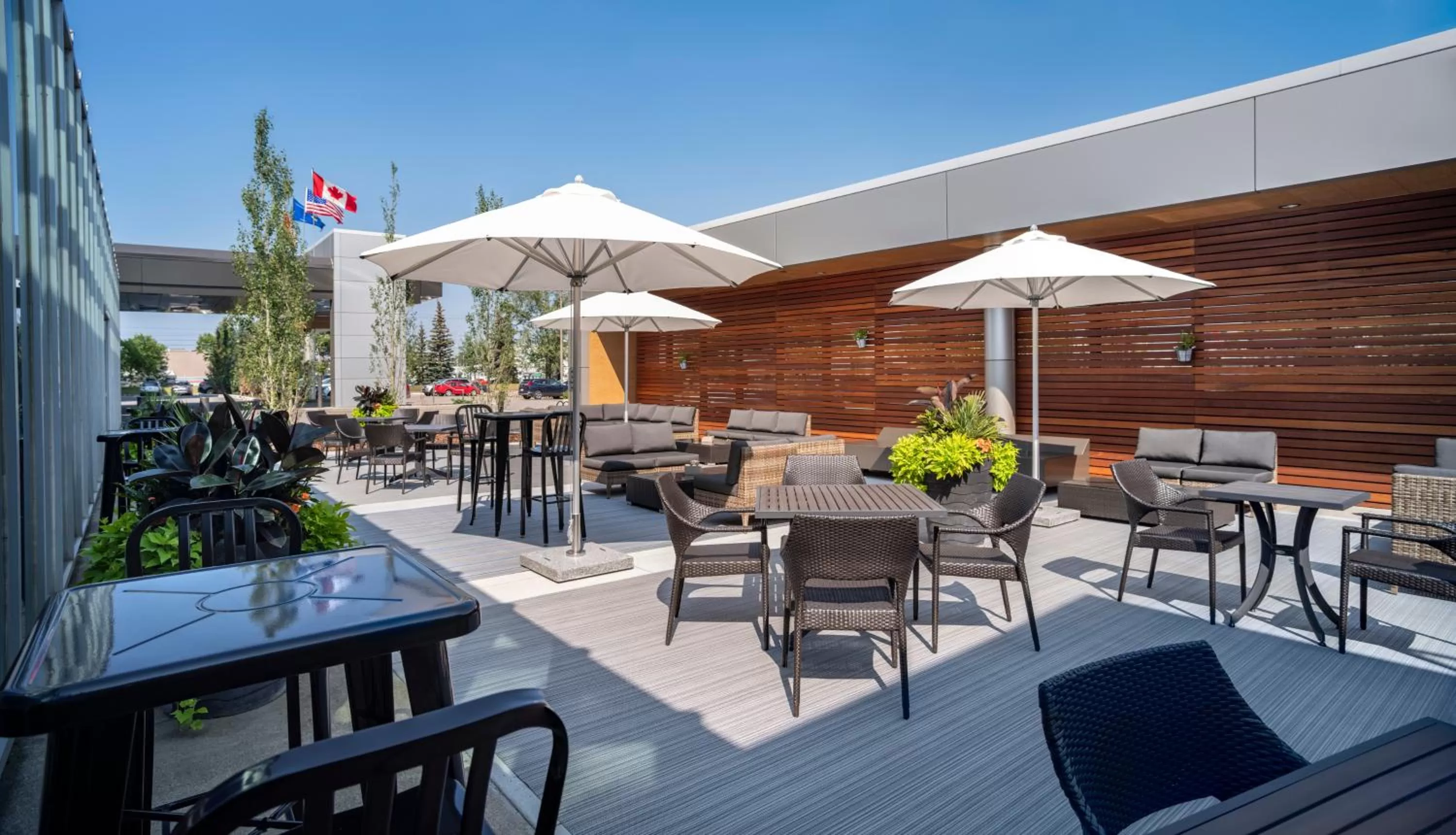 Patio in Hotel Blackfoot