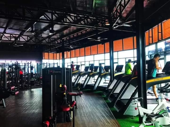 Fitness centre/facilities in Asiago Hotel