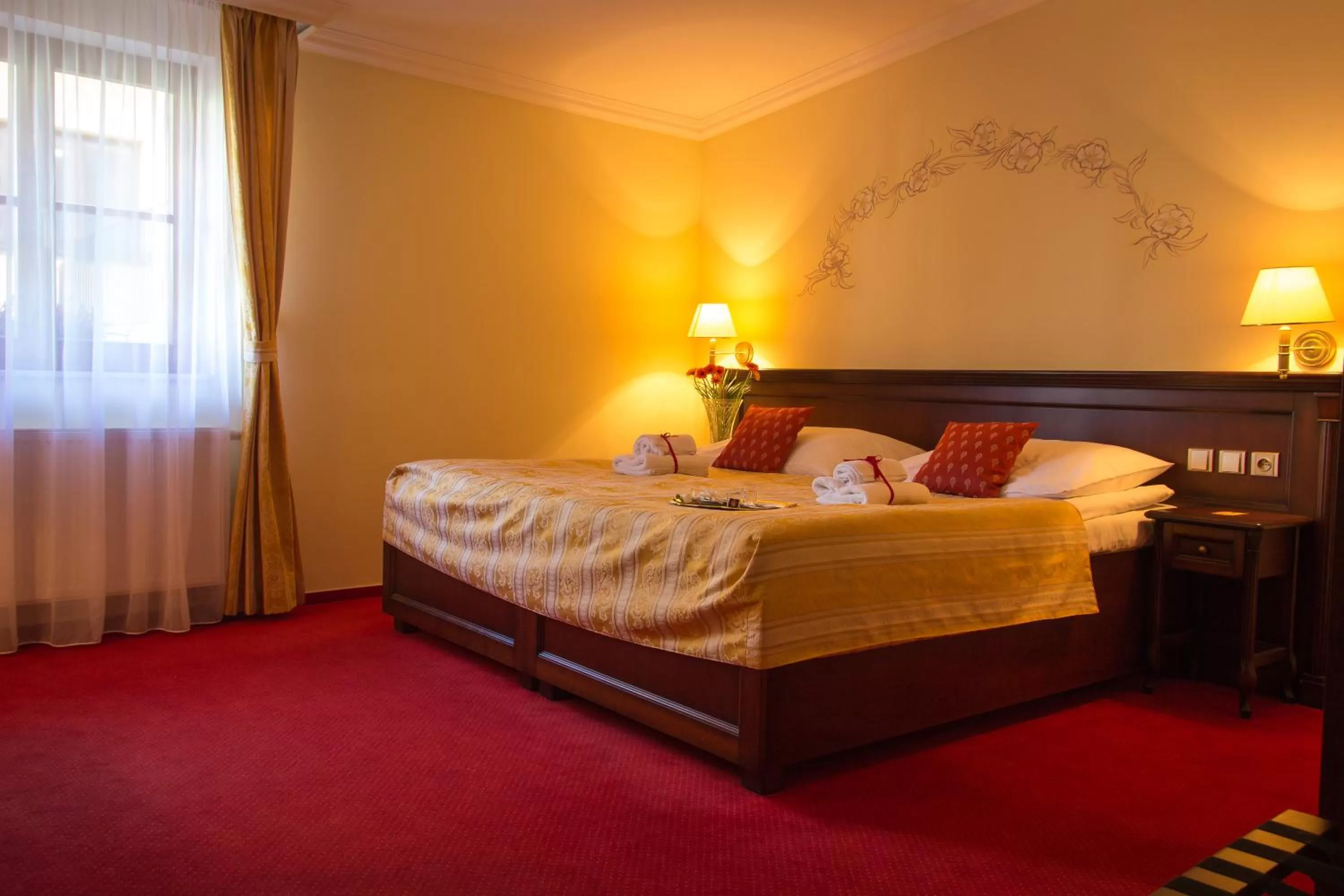 Bed in Hotel U Krále