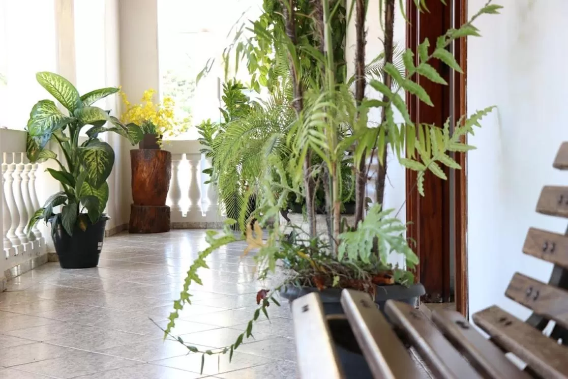 Balcony/Terrace in Pousada Alvorada Brotas - e agendamento das atividades turísticas