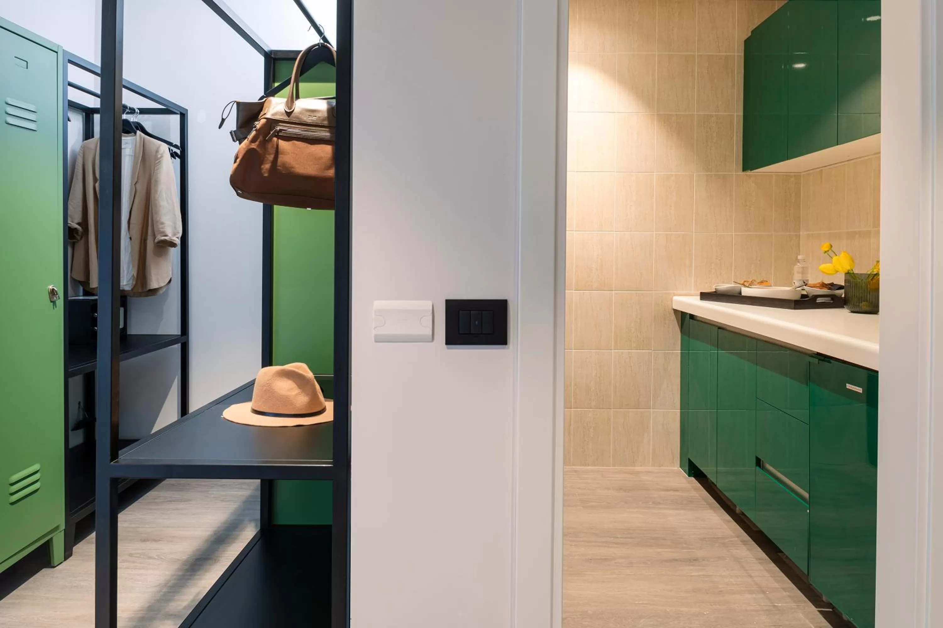 Kitchen or kitchenette in Quark Hotel Milano