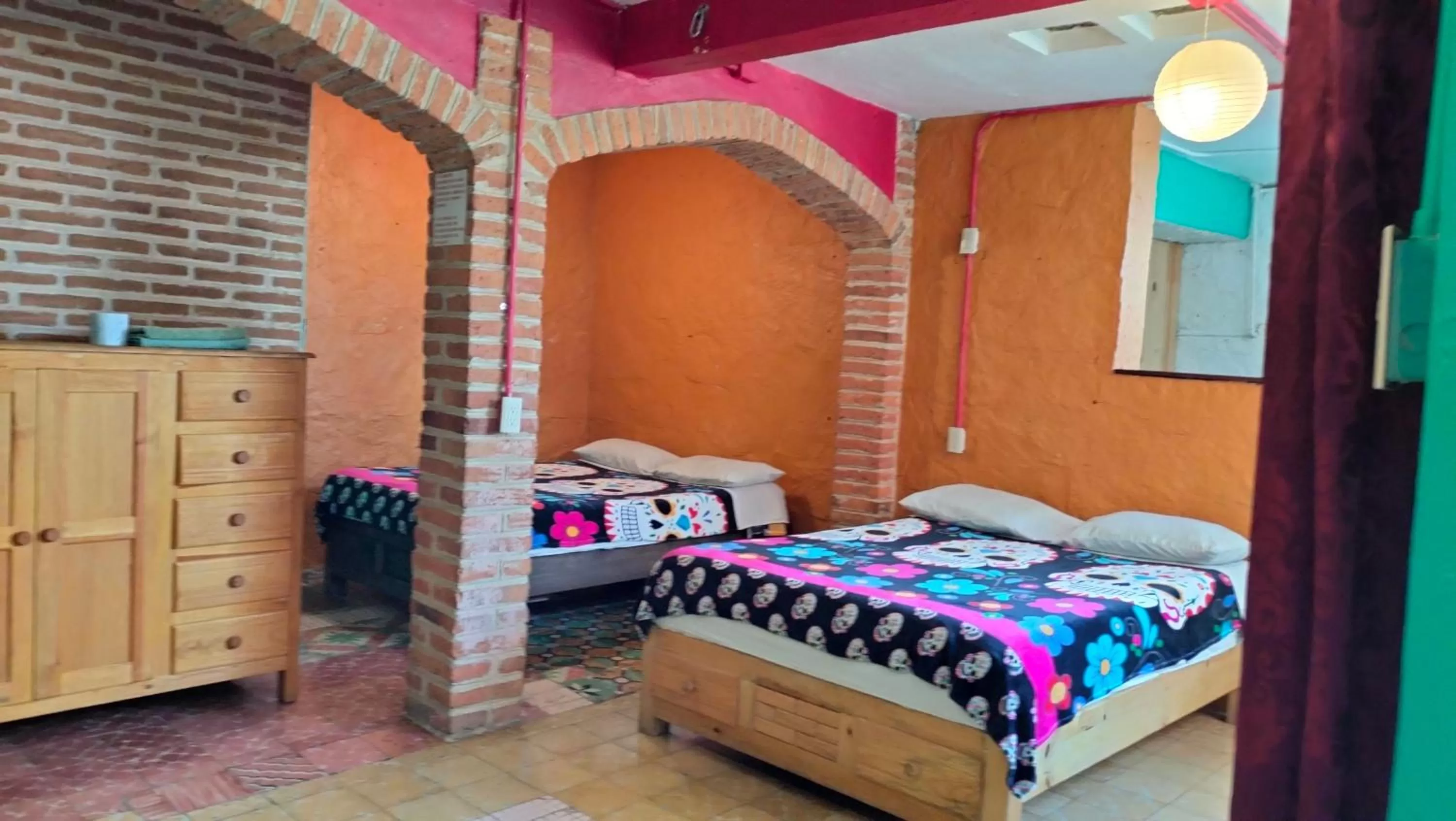 Bed in kukulkan hostal