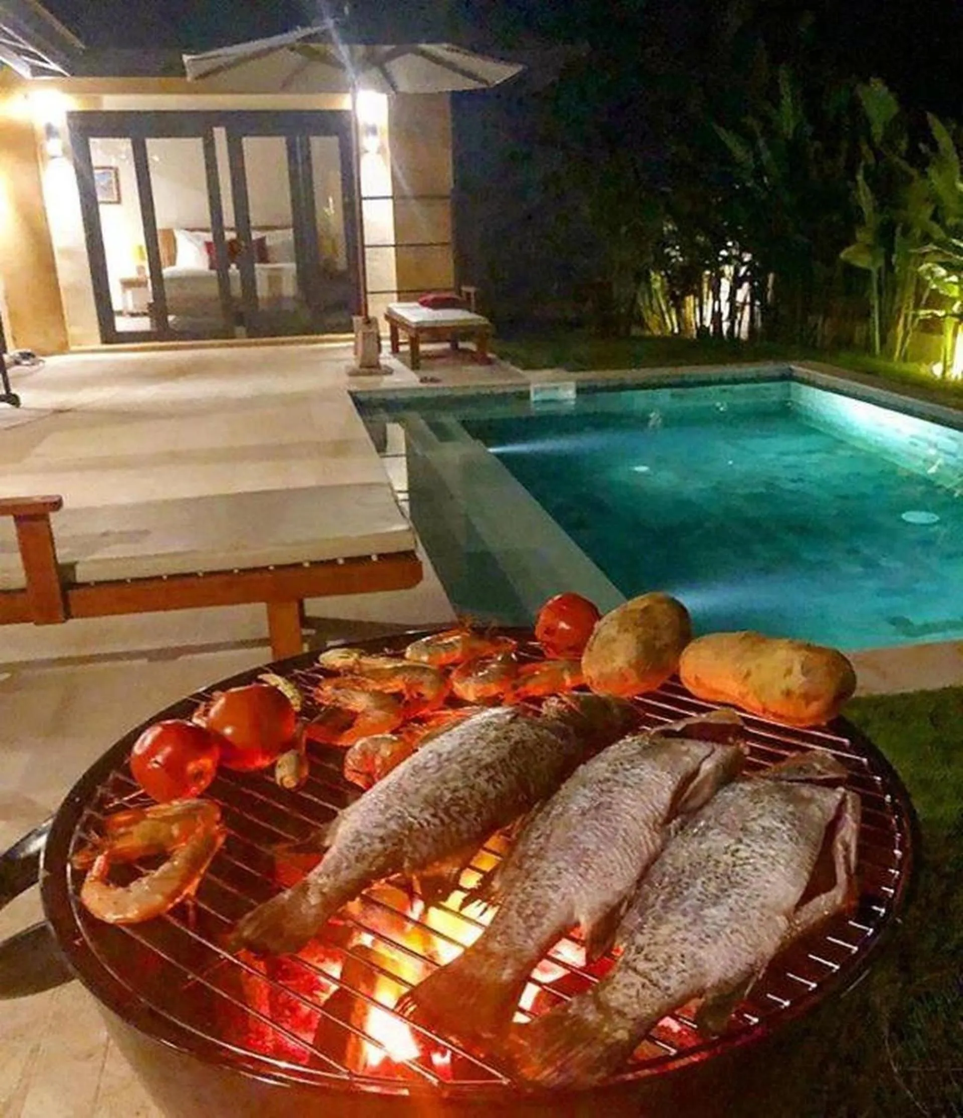 BBQ facilities in Alanta Pool Villa