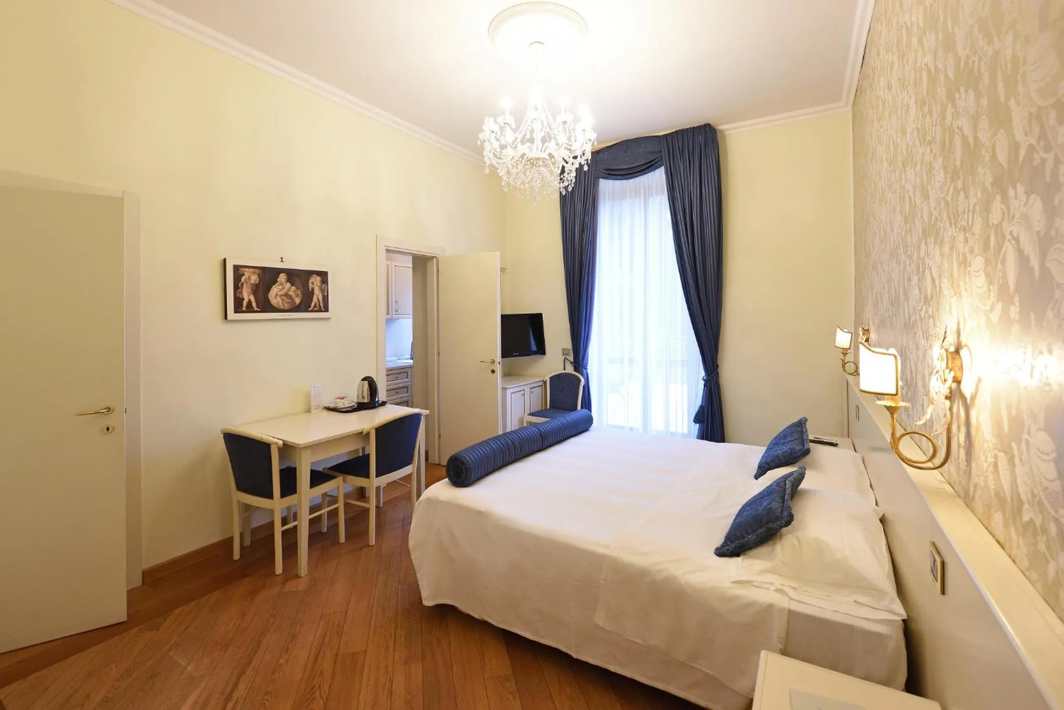 Bed in Relais La Corte di Cloris