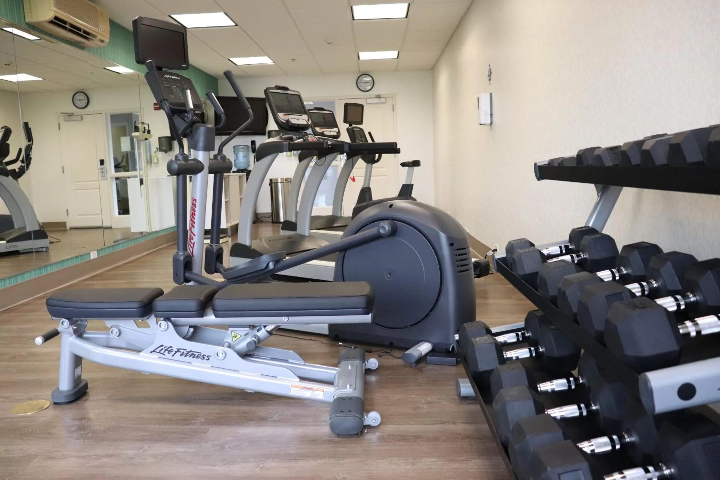 Fitness centre/facilities in Holiday Inn Express Hotel & Suites Crawfordsville by IHG
