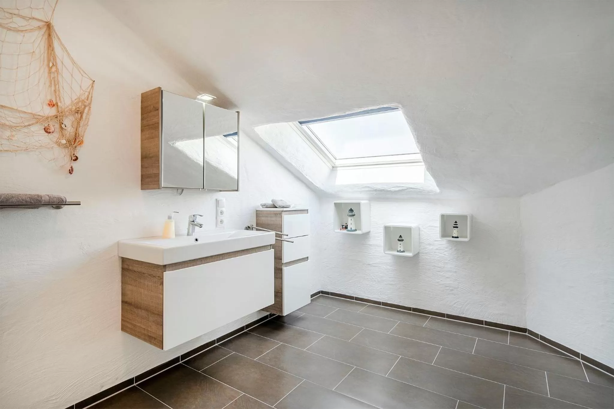 Bathroom in Villa Moorstern am Badesee Tannenhausen