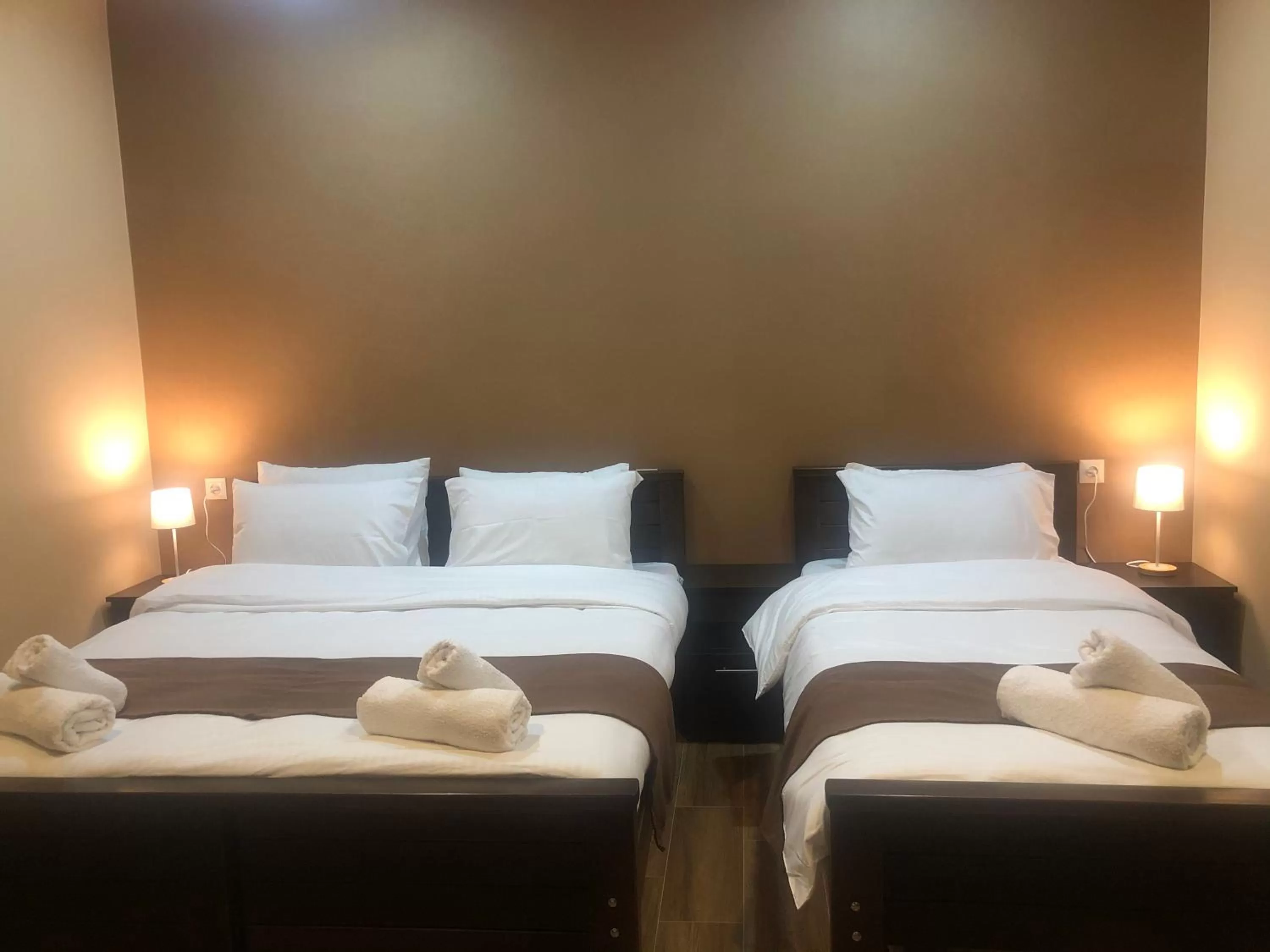 Bed in Borjomi Yellow Hotel