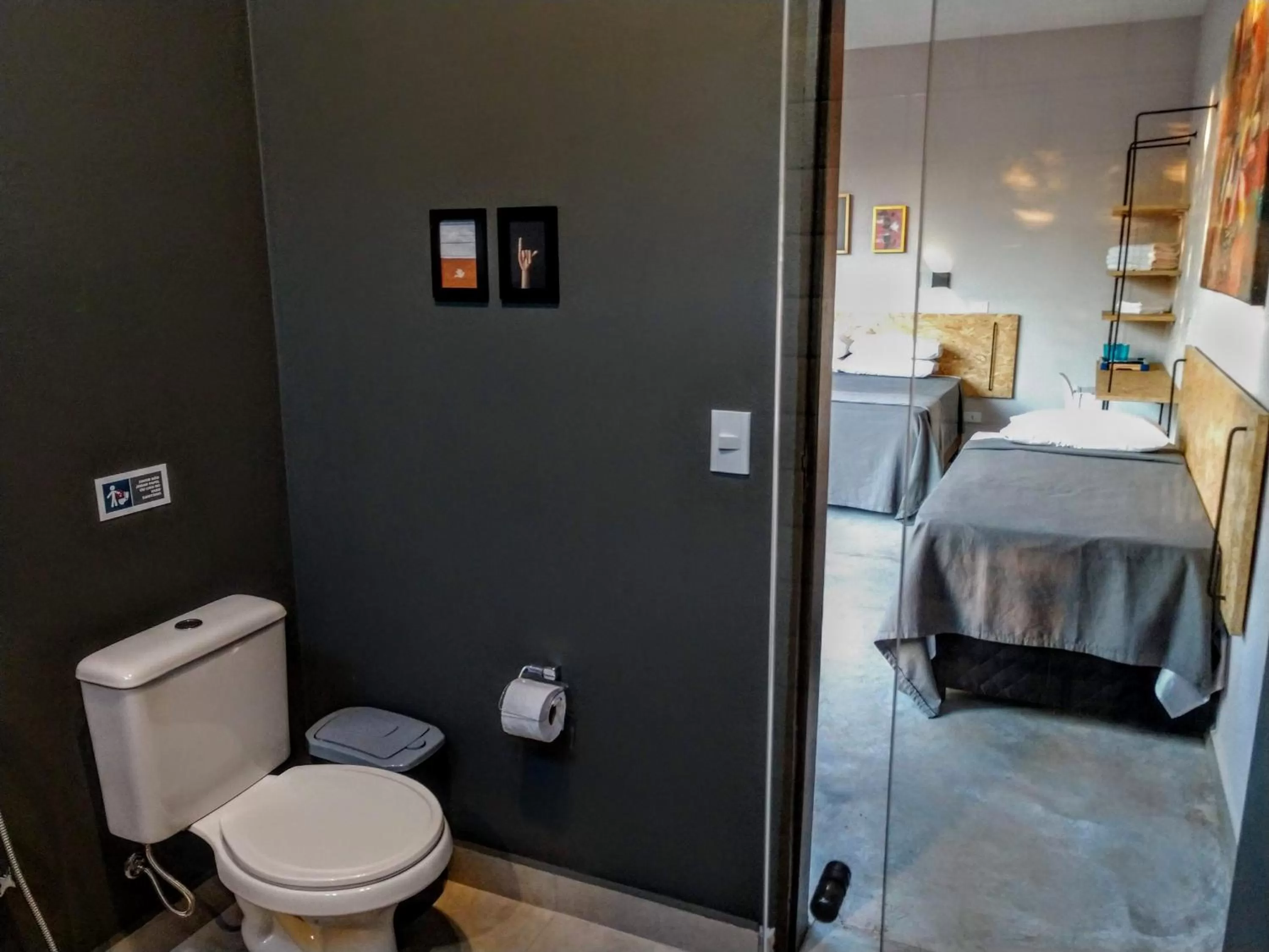 Bed in Suítes no Quintal