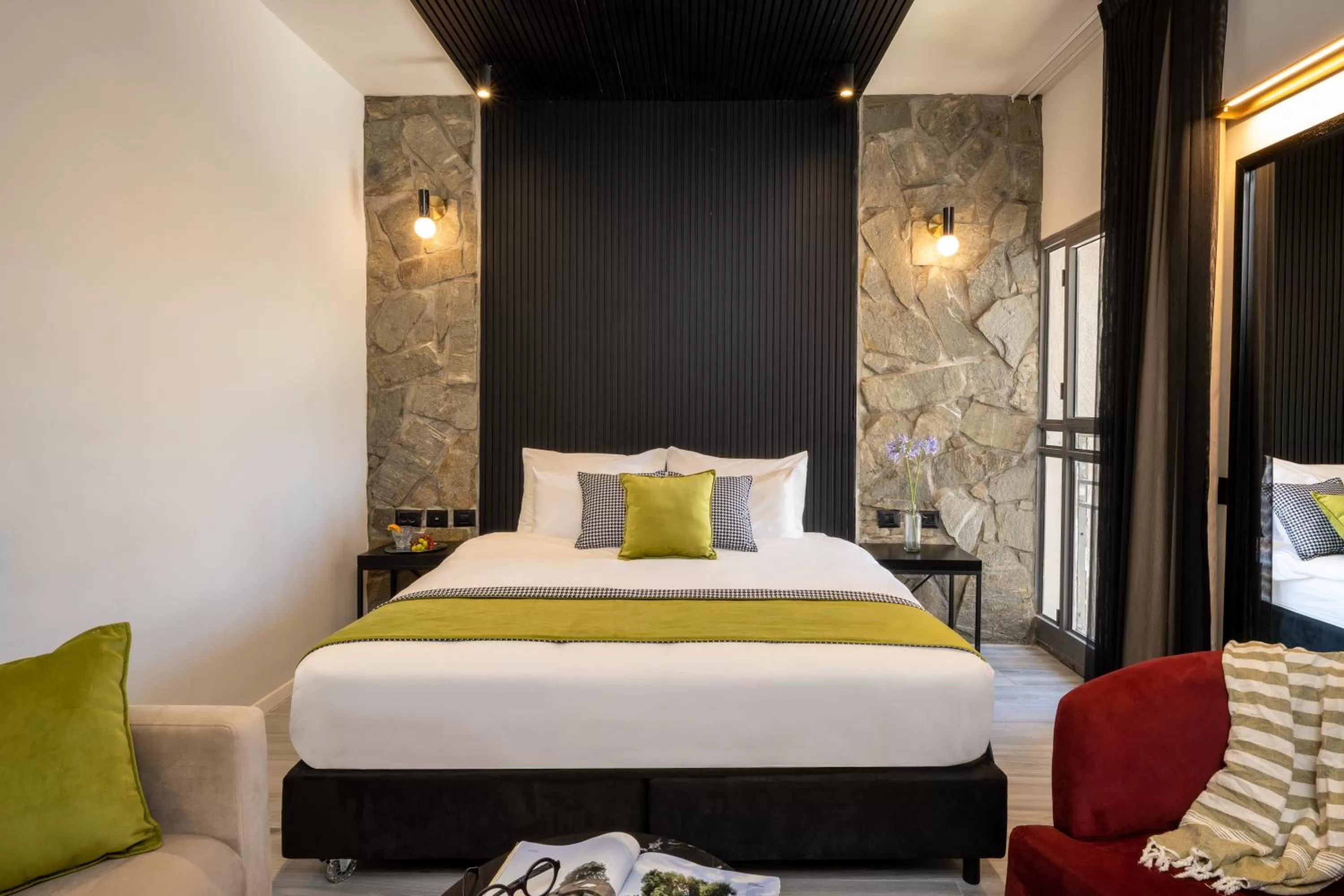 Bedroom, Bed in Kfar Giladi Hotel