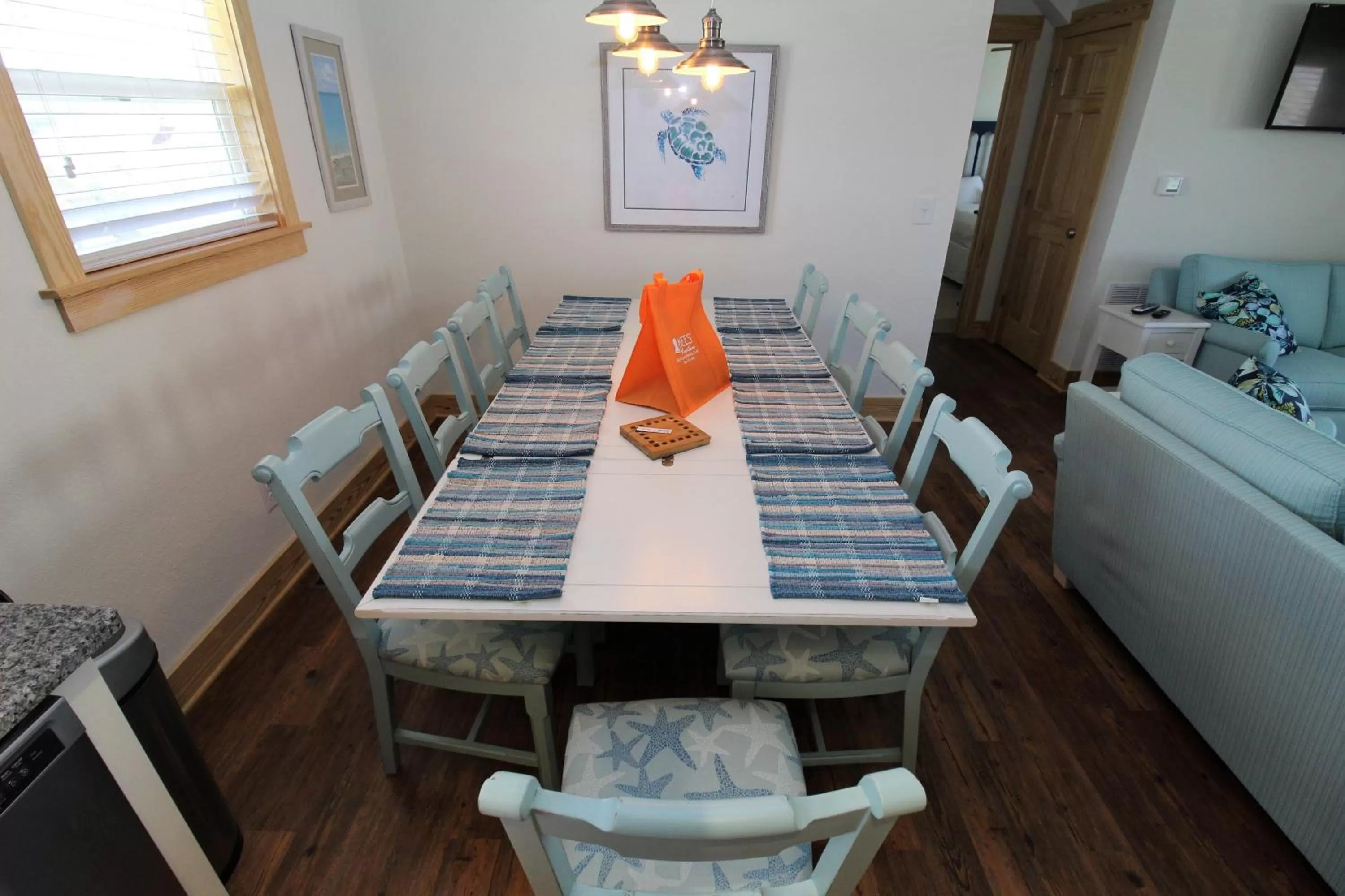Dining area in Whalebone Ocean Cottages by KEES Vacations