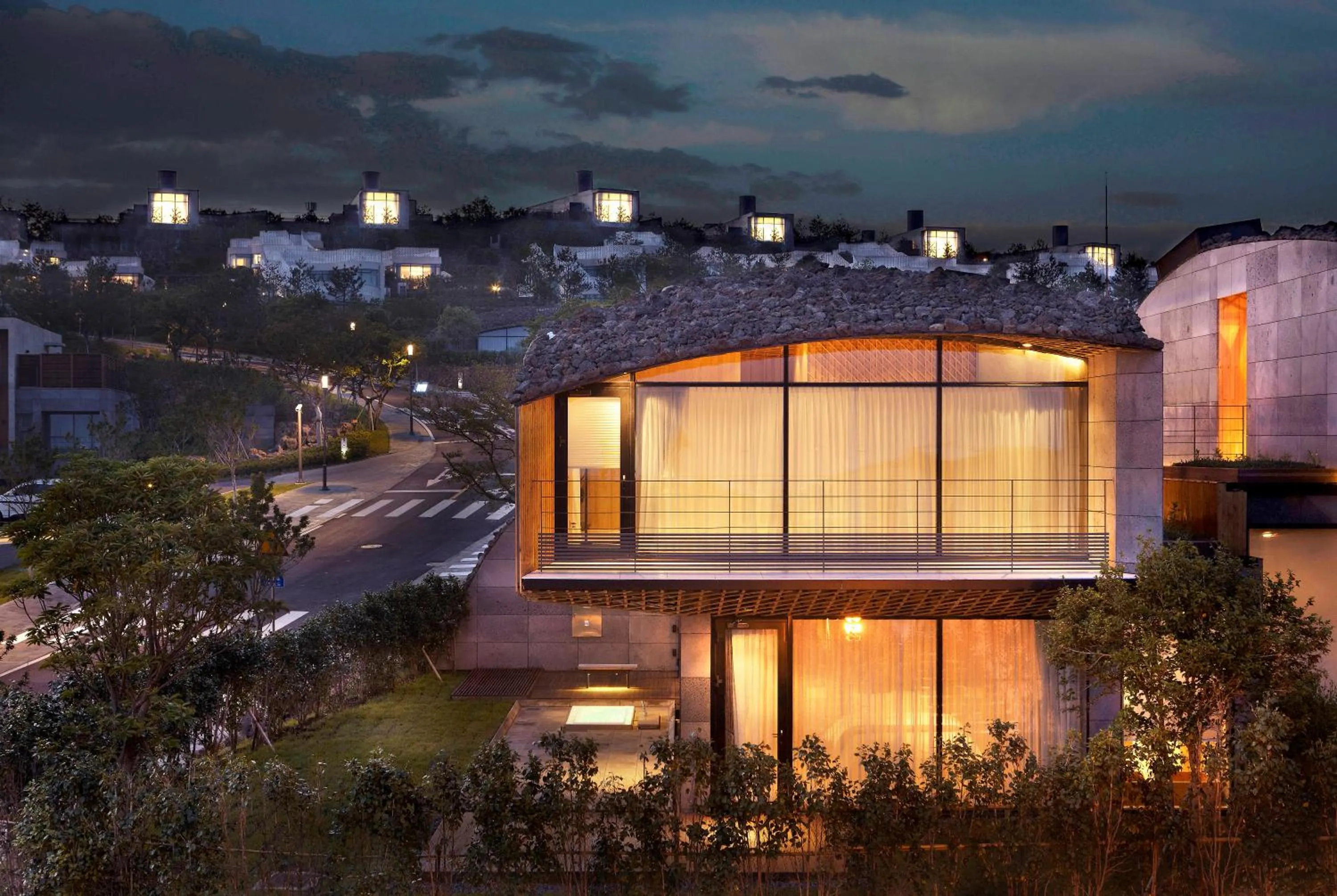 Property building in Lotte Resort Jeju Artvillas