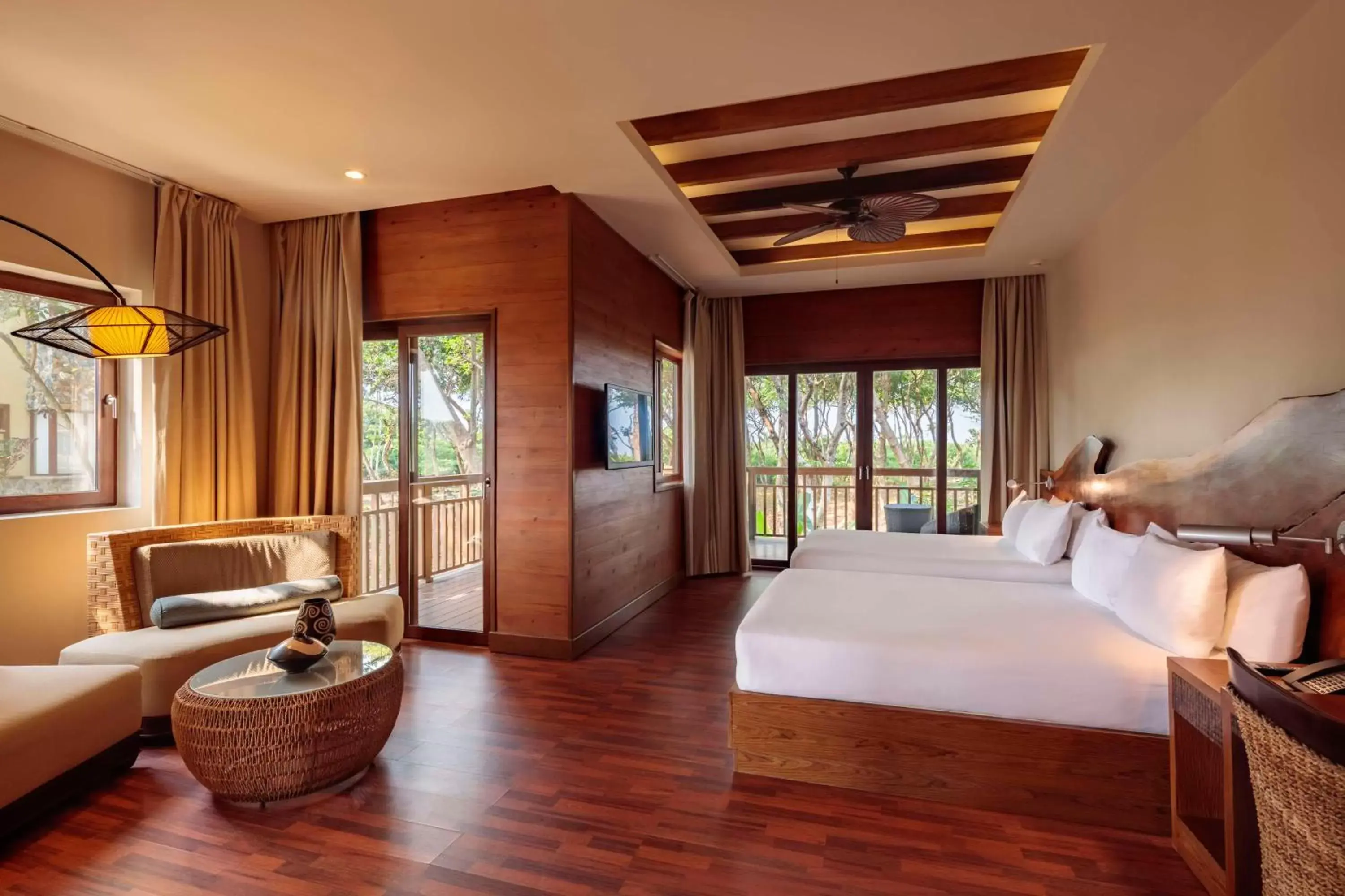 Junior Suite with Two Queen Beds in Indura Beach & Golf Resort Curio Collection By Hilton Junior Suite with Two Queen Beds in Indura Beach & Golf Resort Curio Collection By Hilton