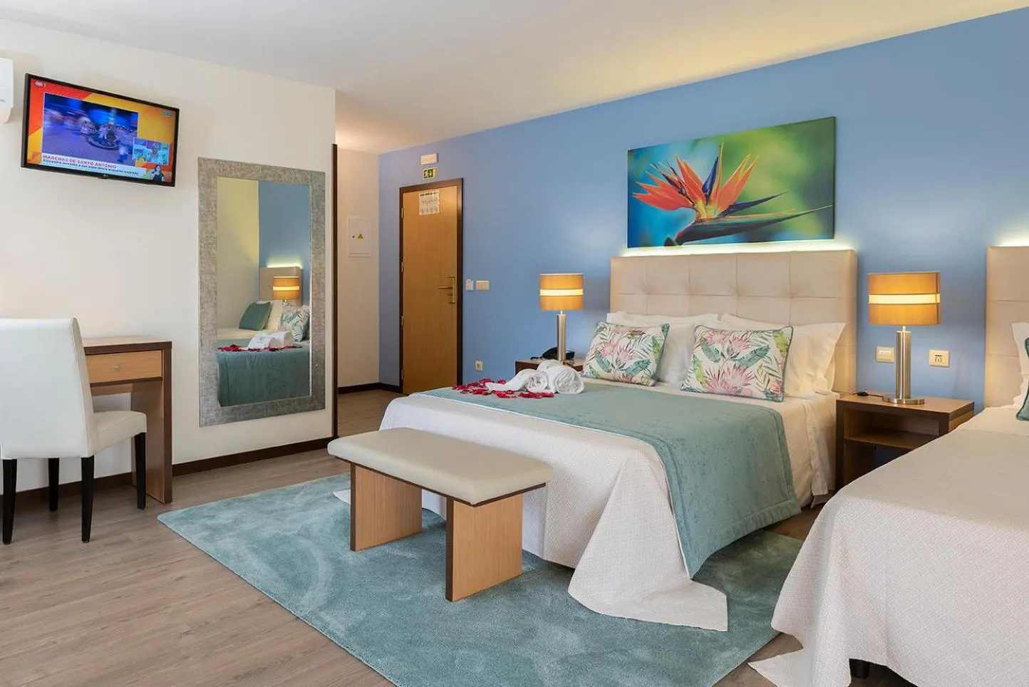 Bedroom, Bed in Hotel Jardim