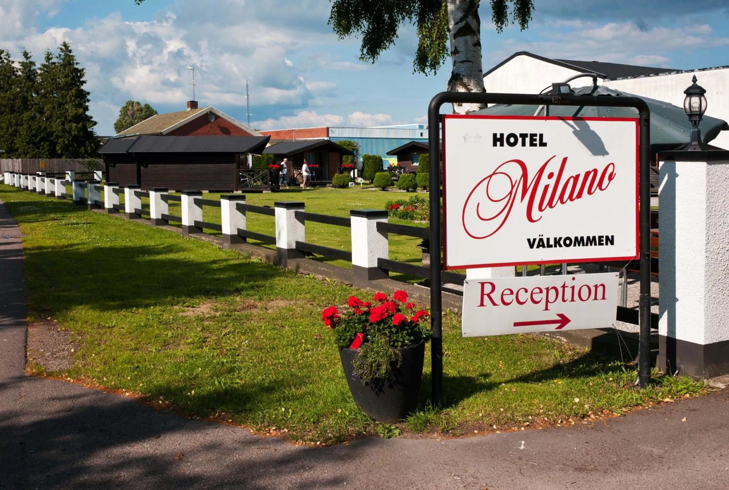 Facade/entrance in Hotell Milano