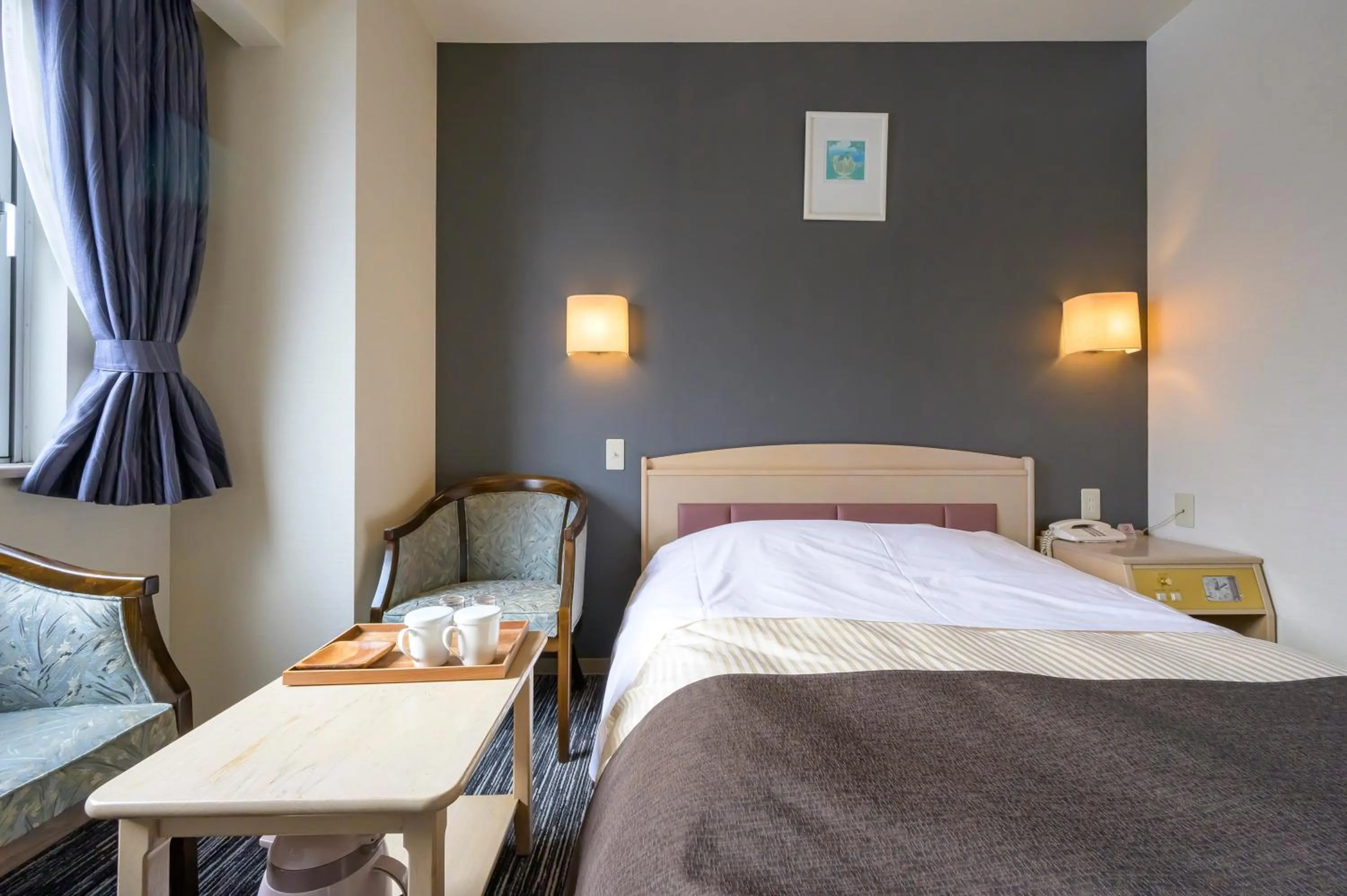 Bedroom, Bed in Kotoni Green Hotel