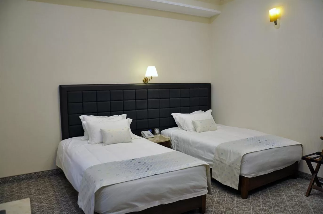 Bed in Parliament Palace Hotel