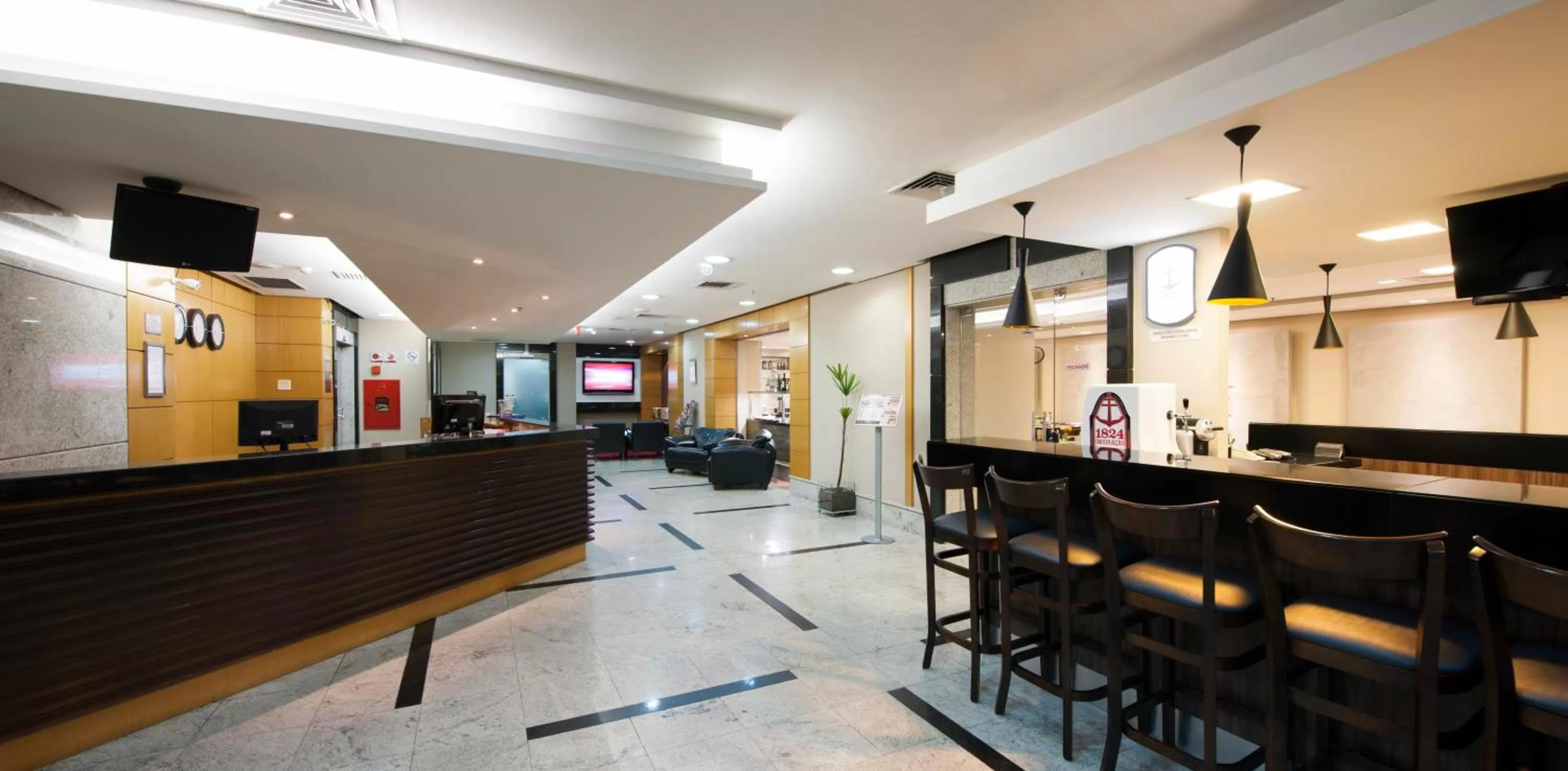 Lobby or reception in Slaviero Porto Alegre Moinhos