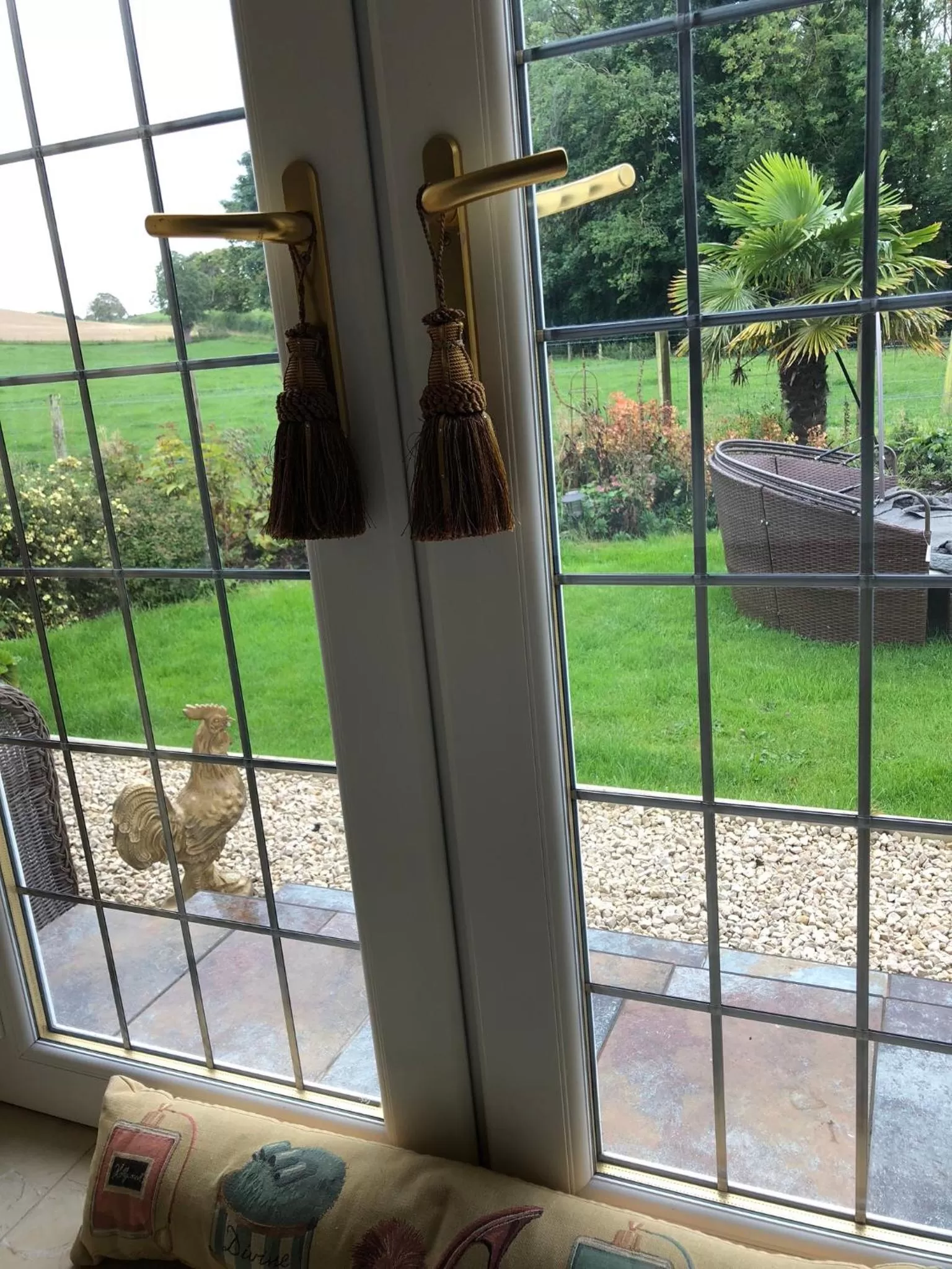 Garden view in Retreat at The Knowe Auchincruive Estate
