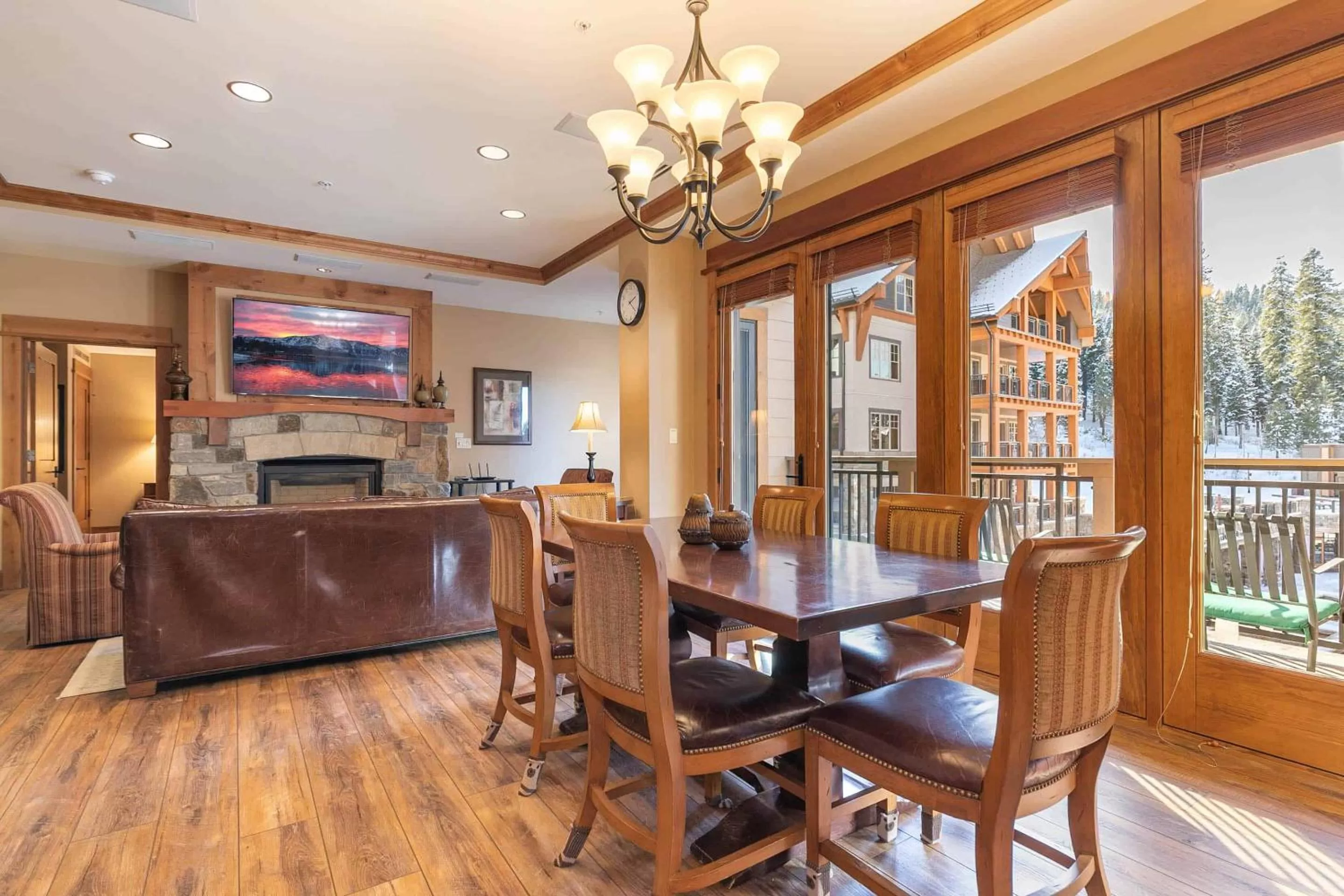 Dining Area in East West Hospitality at Tahoe